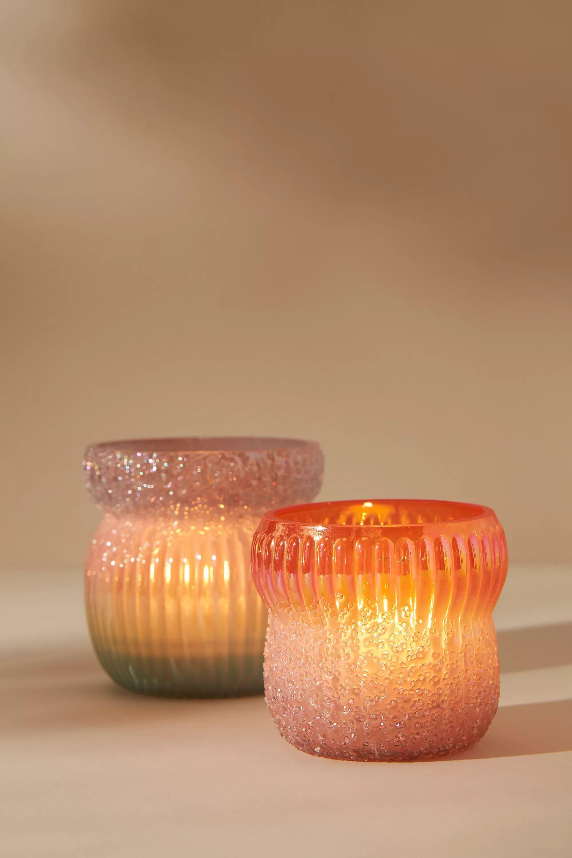 Aurora Glass Votive Candle Holder, Multicolour, A501_0266, large image number 1