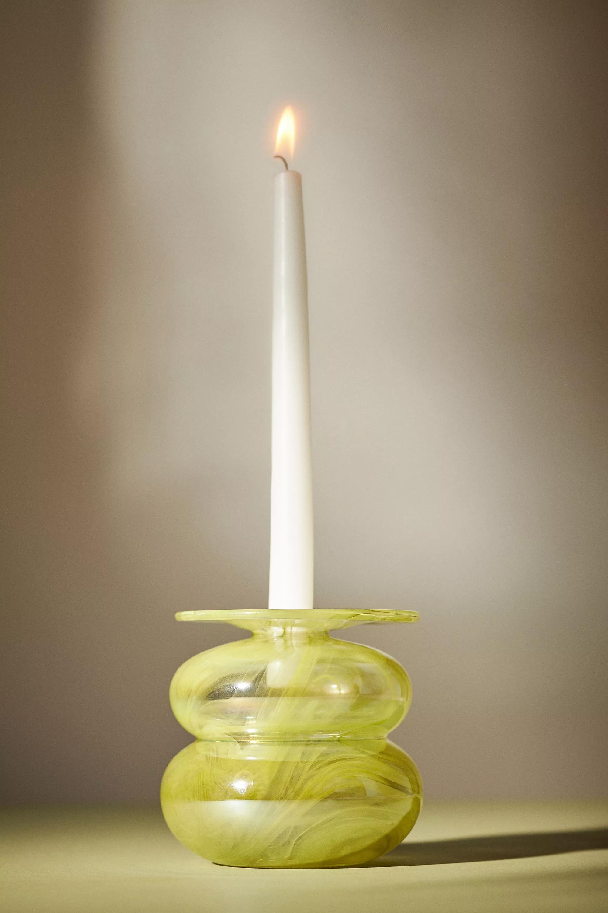 Bolla Vase & Candle Holder, Yellow, A501_0702, large image number 0