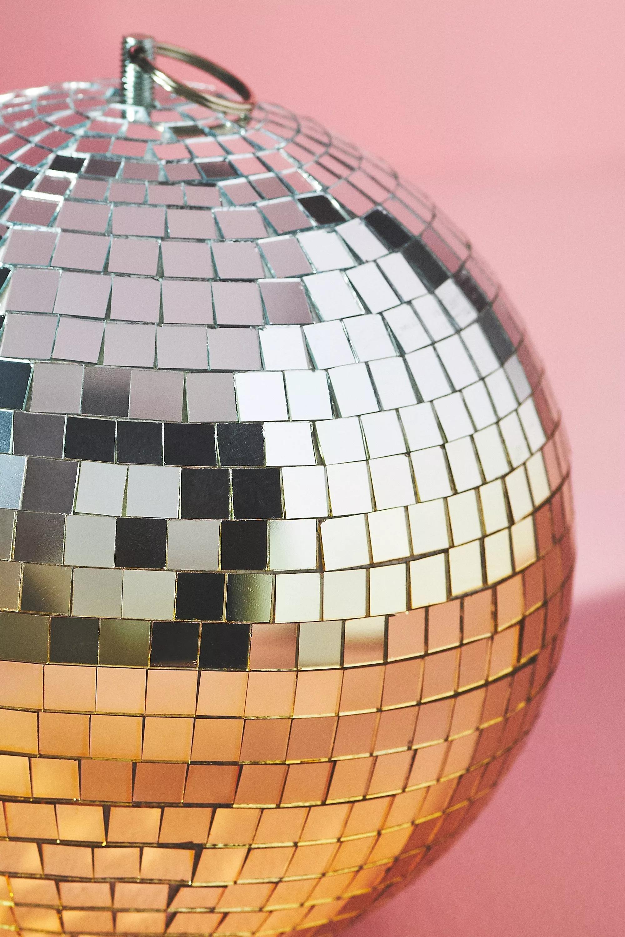 Decorative Ombre Disco Ball Christmas Tree Decoration, Medium, , large image number 3