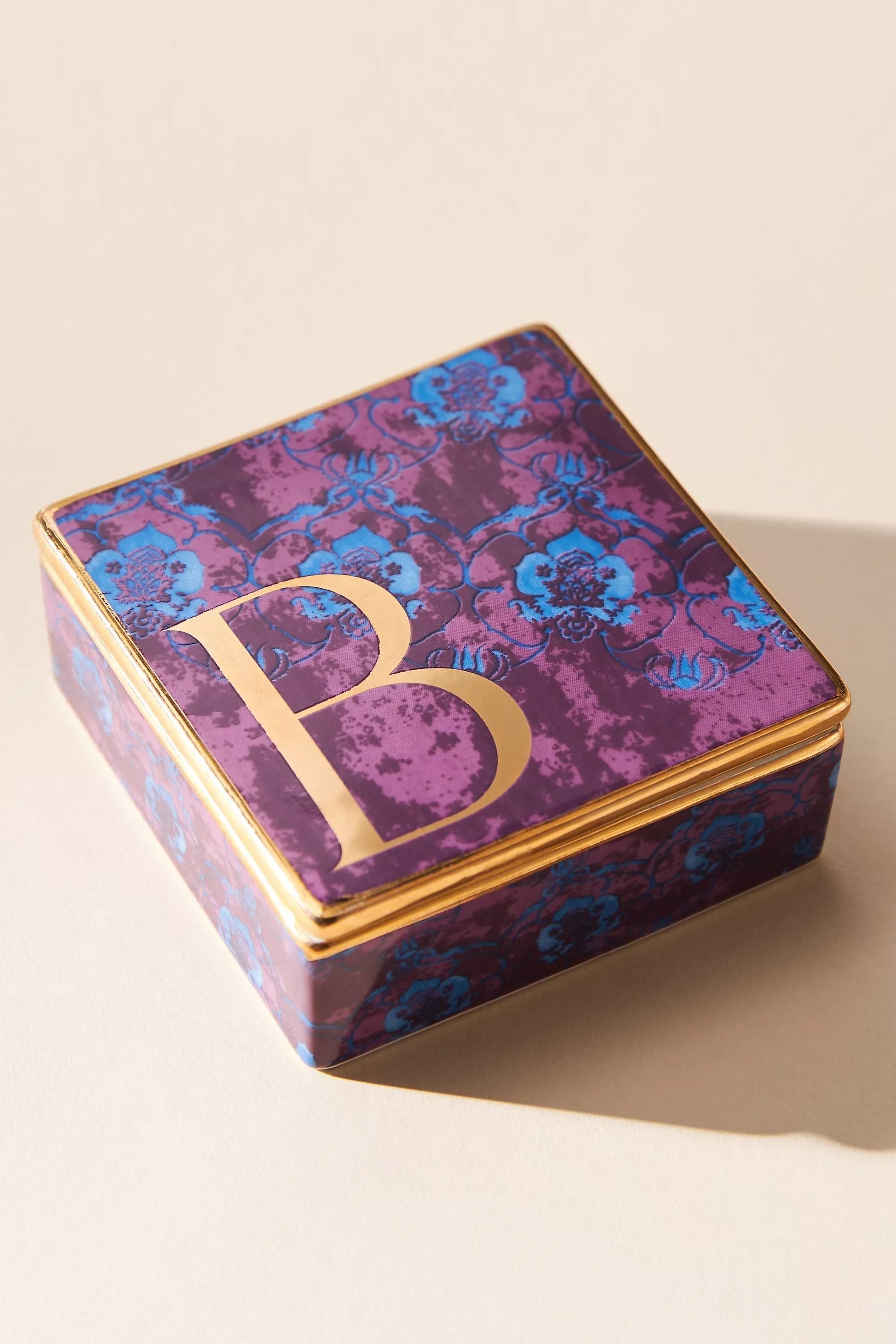 Venice Monogram Trinket Dish, B, A501_0902, large image number 0