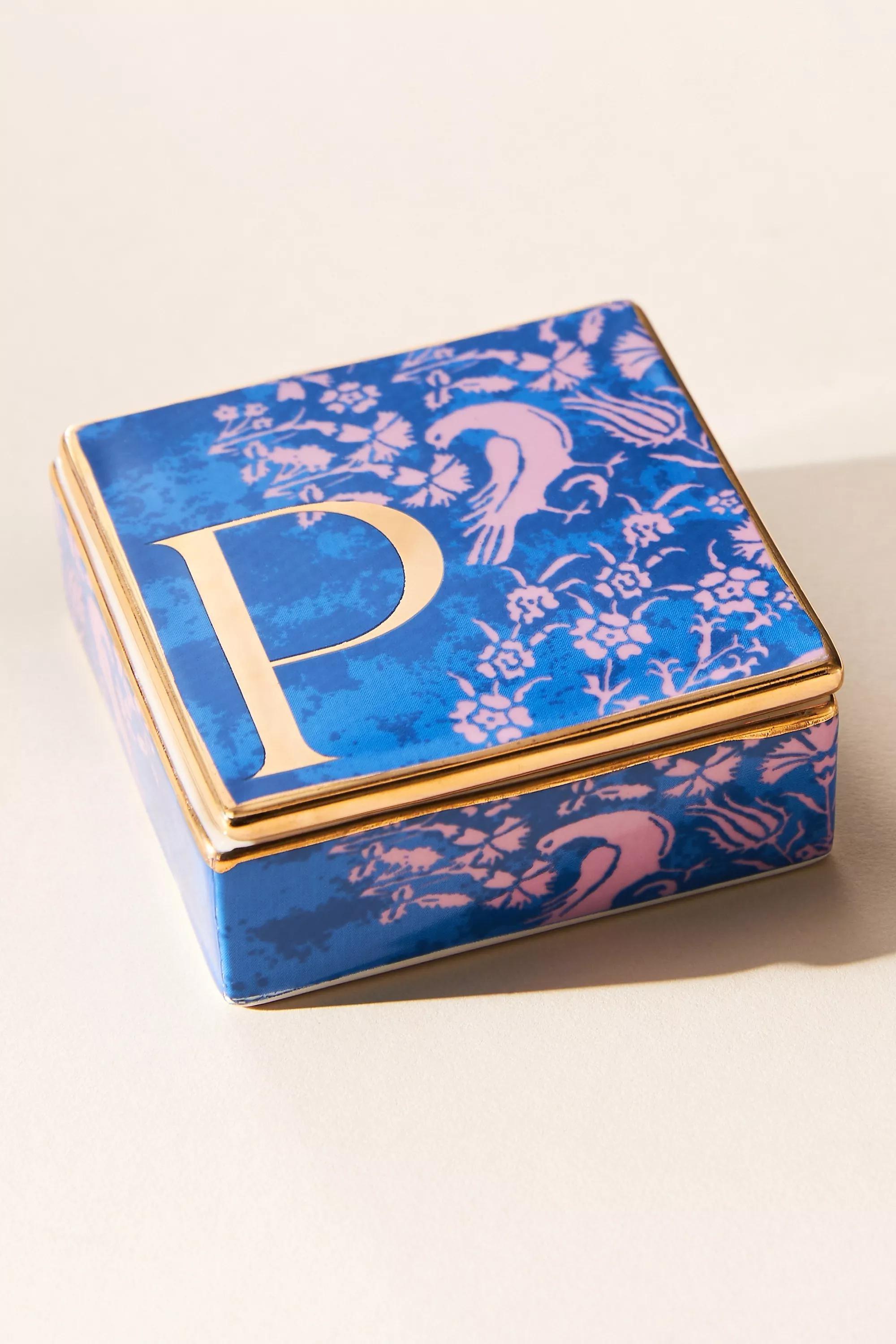 Venice Monogram Trinket Dish, P, A501_0916, large image number 0