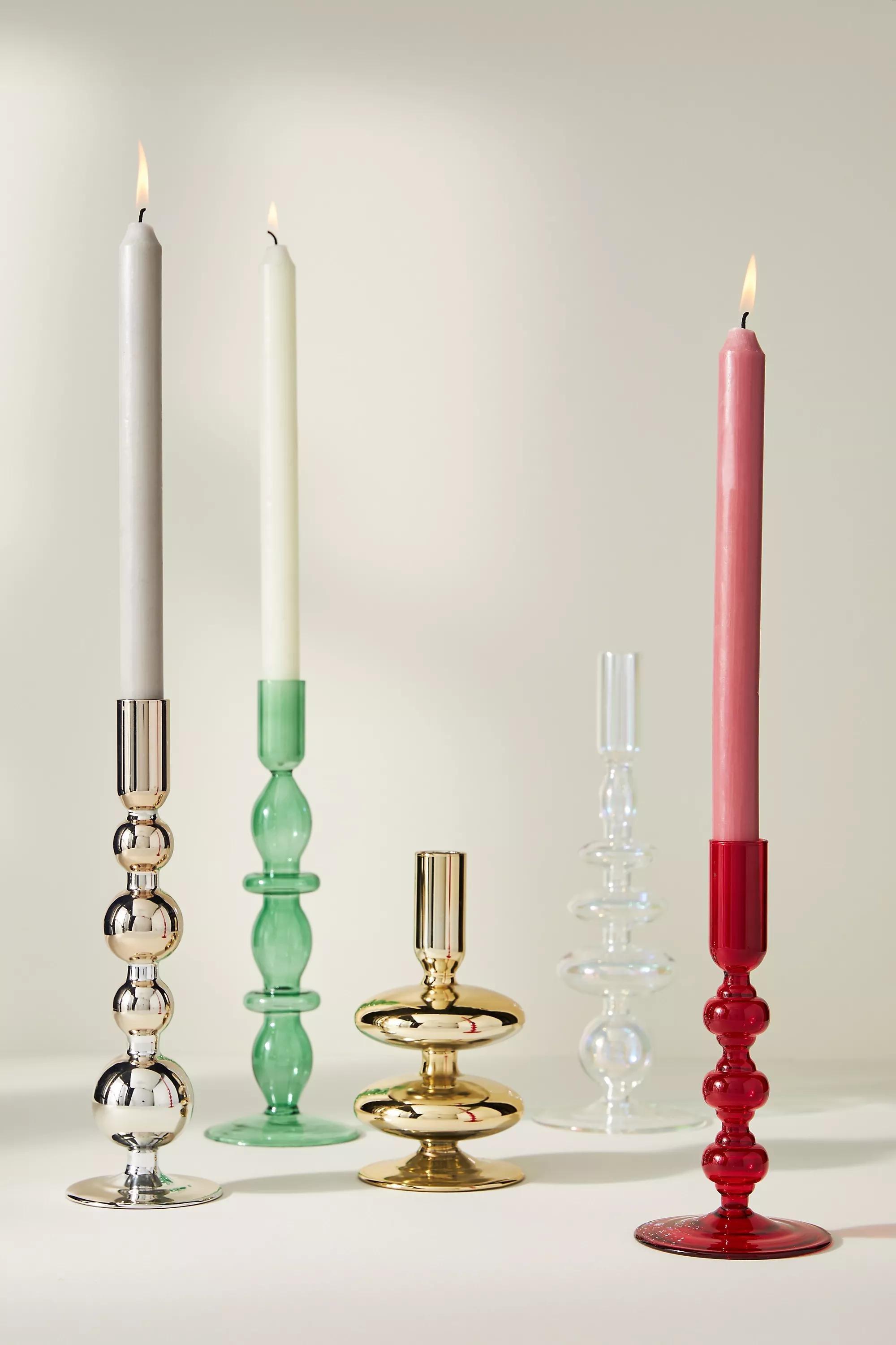 Delaney Candlestick, Gold, A501_0070, large image number 1