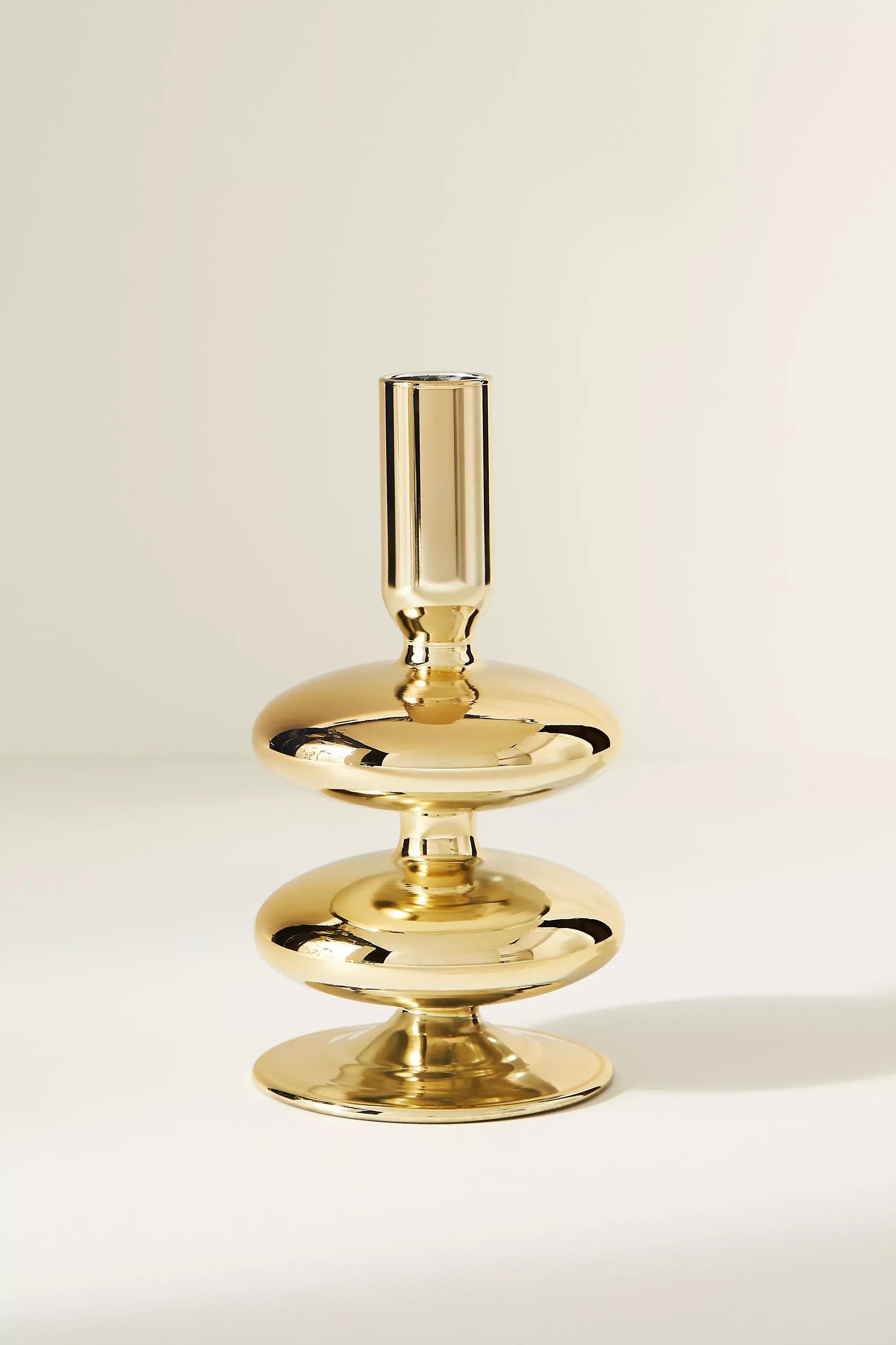 Delaney Candlestick, Gold, A501_0070, large image number 2