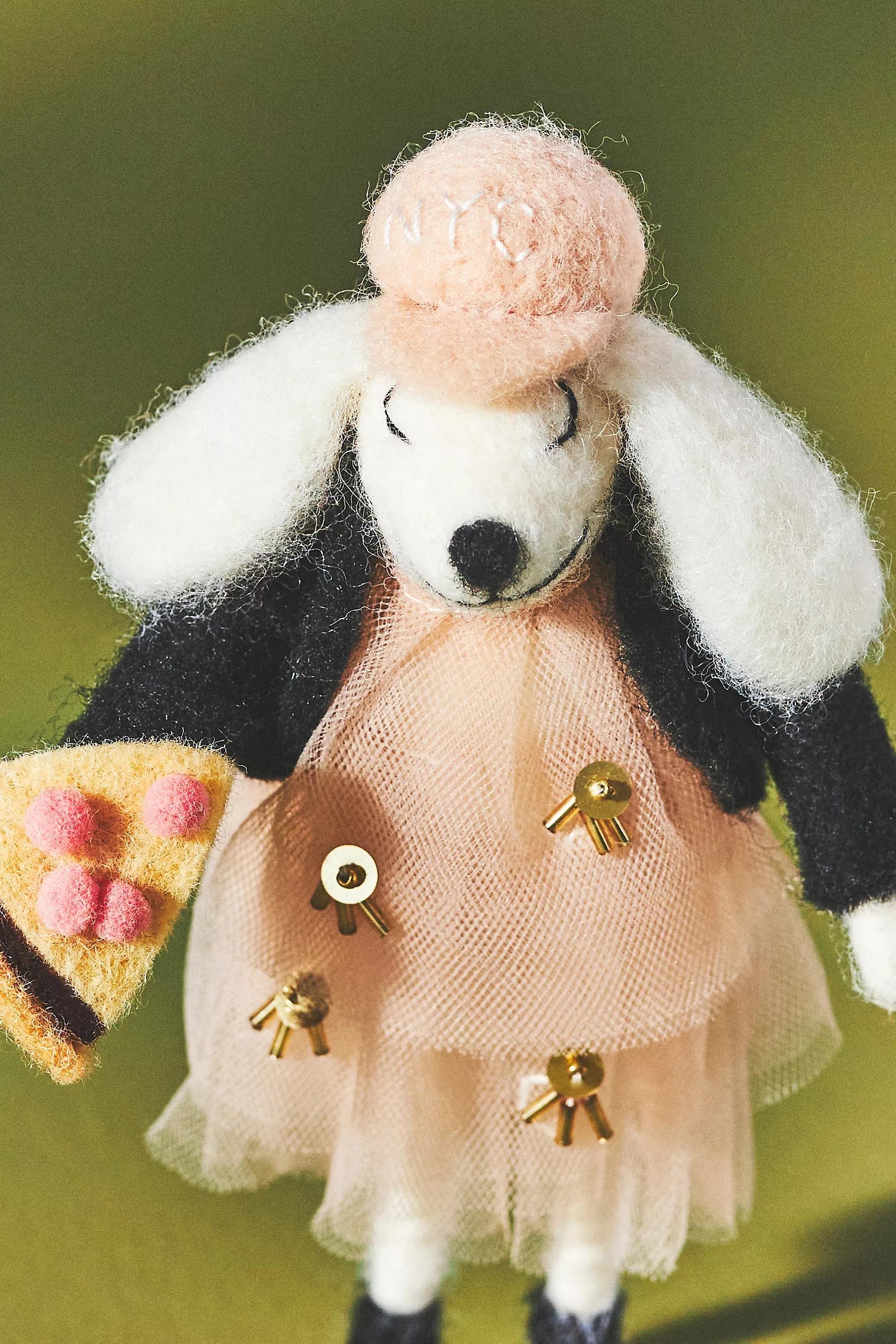 Travel Poodle Felt Ornament, Multicolour, A501_0000, large image number 2