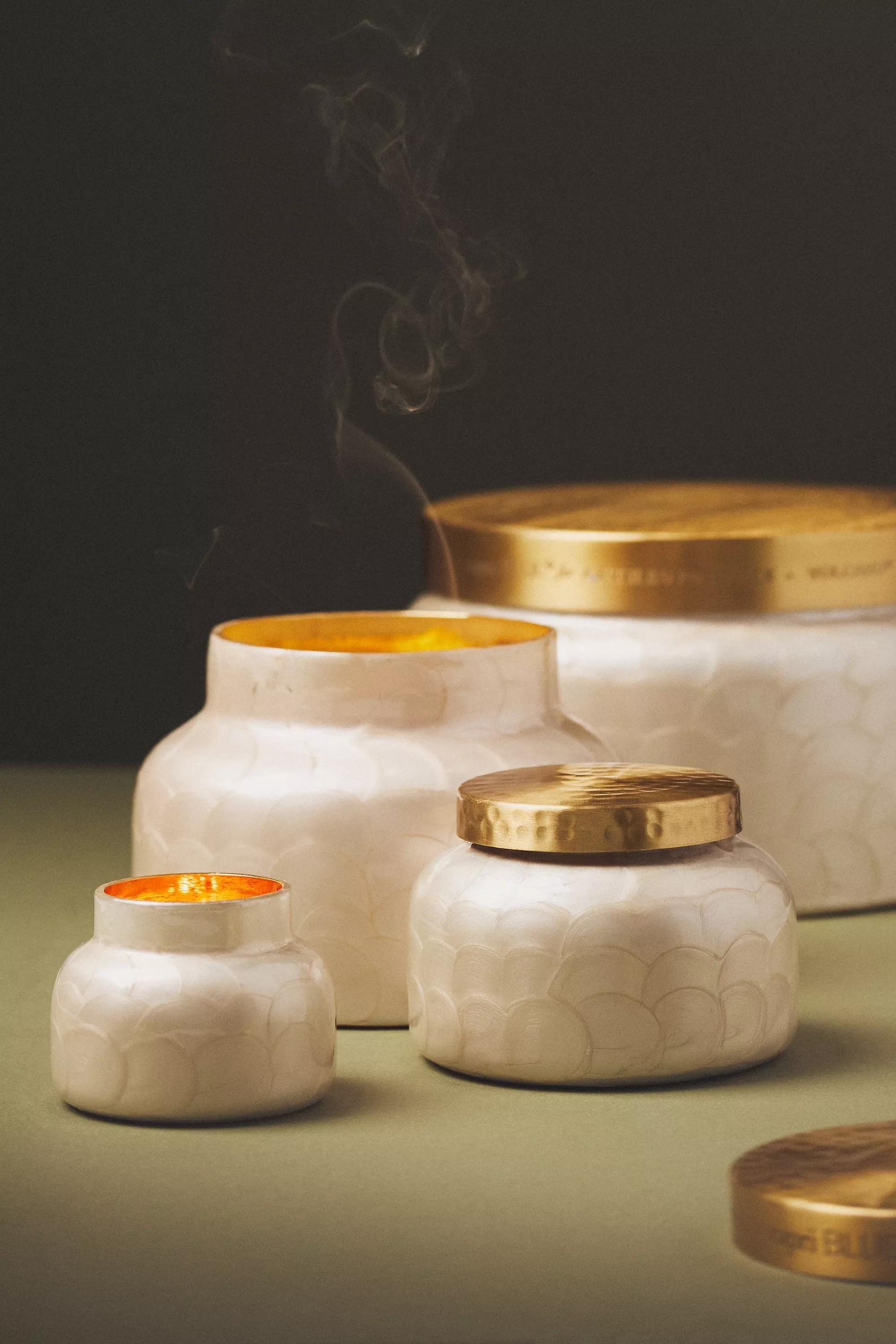 IVORY Capri Blue Volcano Capiz Jar Candle\u200b, A501_0011, large image number 3