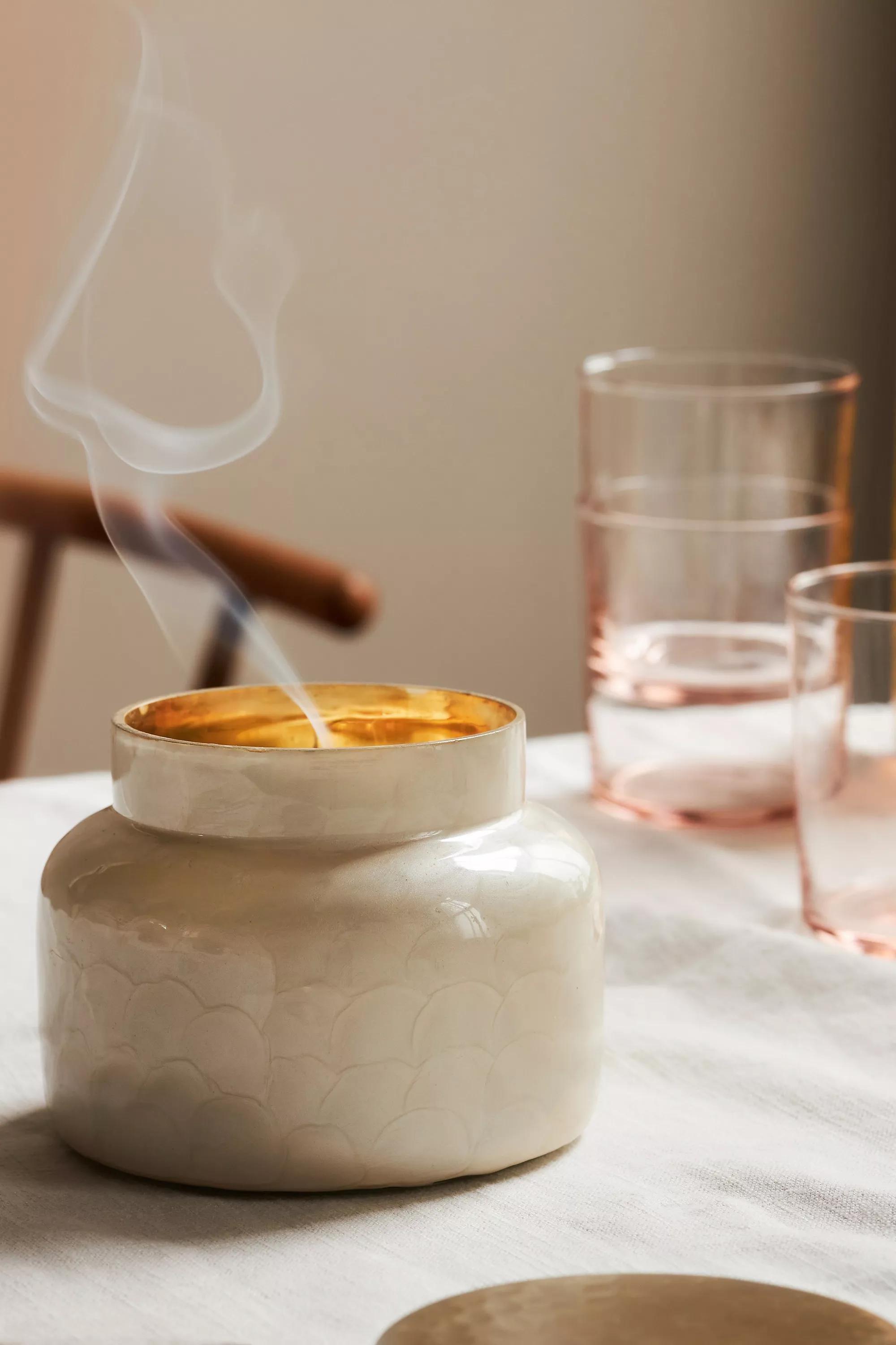 IVORY Capri Blue Volcano Capiz Jar Candle\u200b, A501_0011, large image number 4