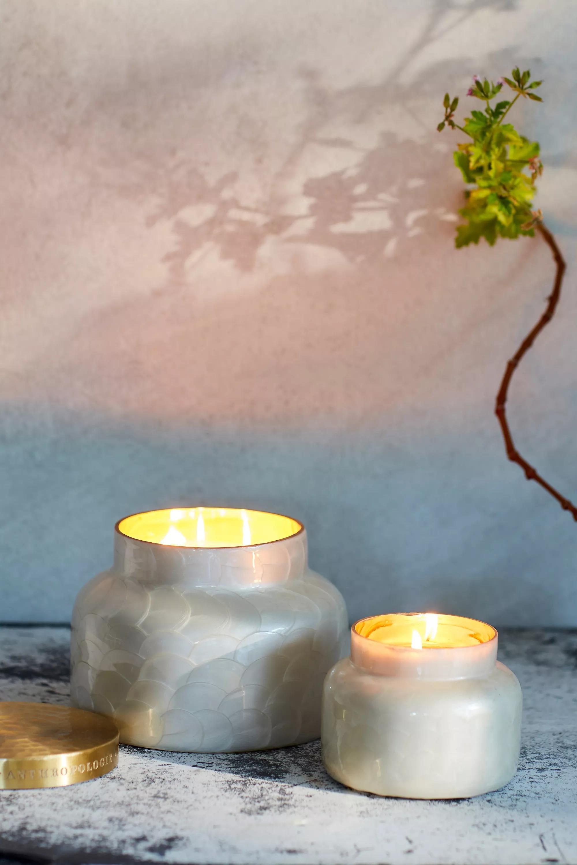 IVORY Capri Blue Volcano Capiz Jar Candle\u200b, A501_0011, large image number 5