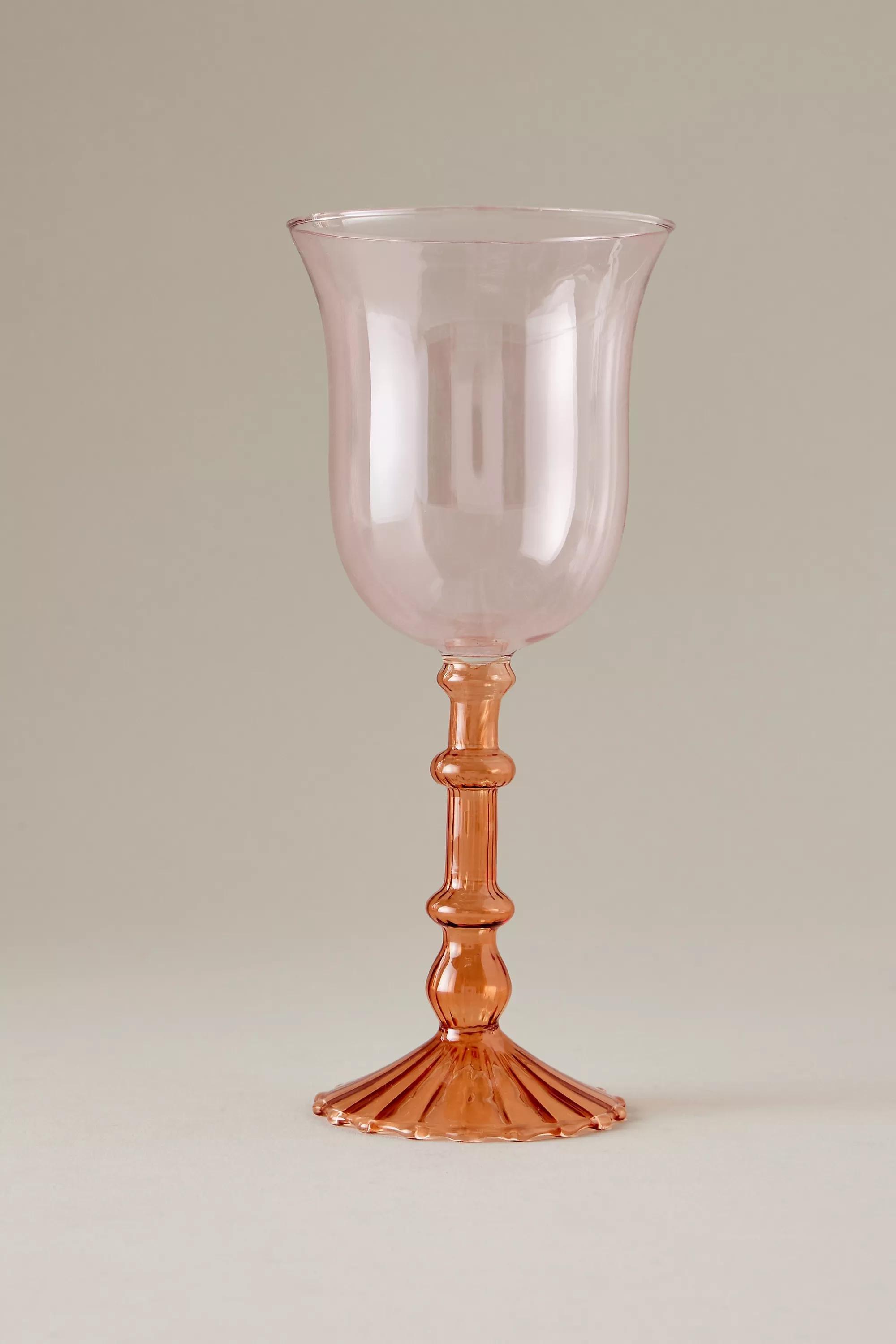 Cinzia Wine Glass, Peach, A501_0067, large image number 0