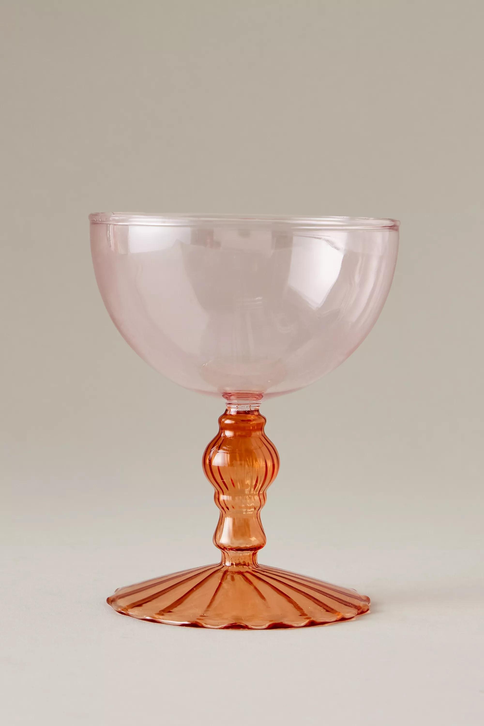 Cinzia Champagne Coupe Glass, Peach, A501_0067, large image number 0