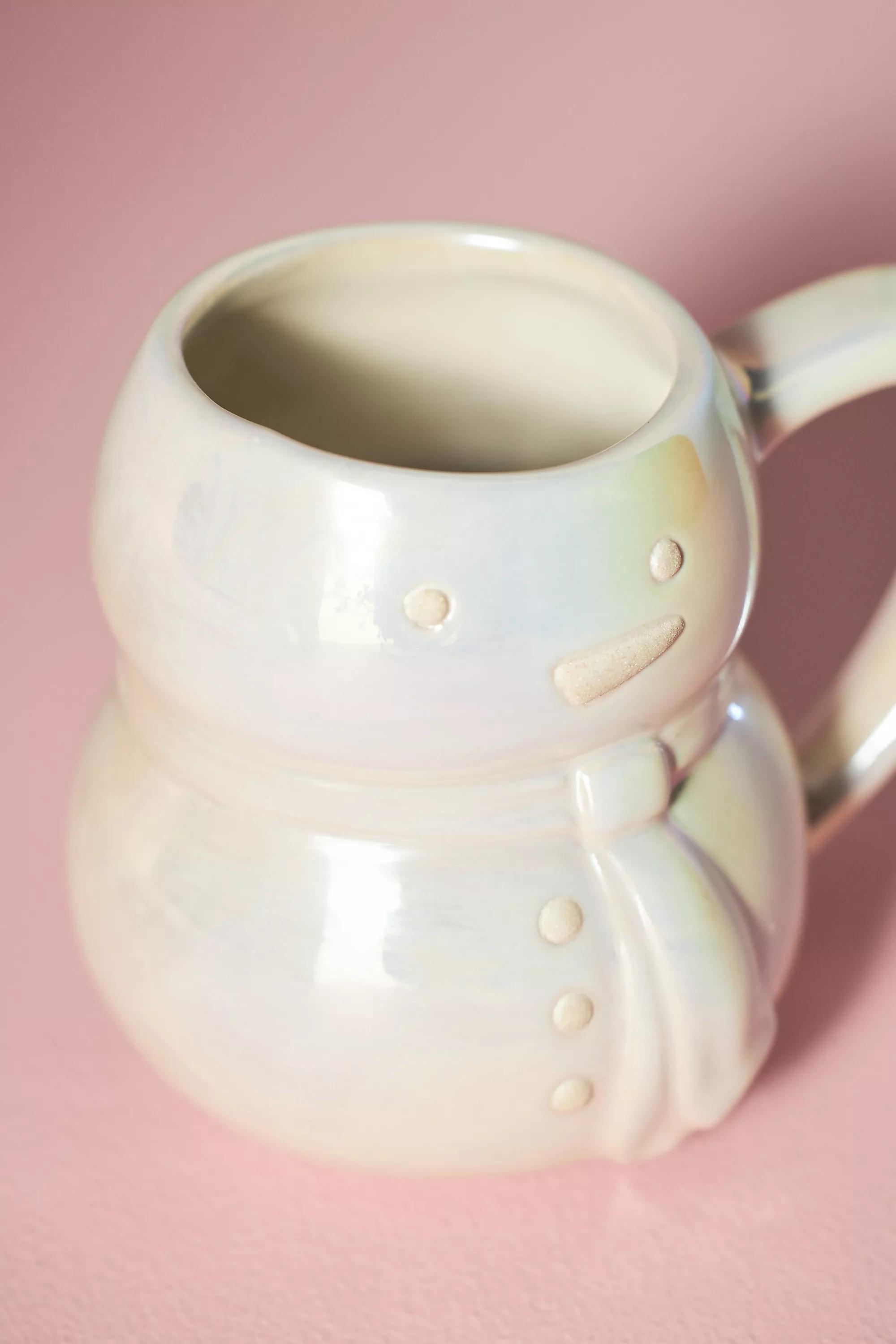 Merry Snowman Christmas Mug, , large image number 1