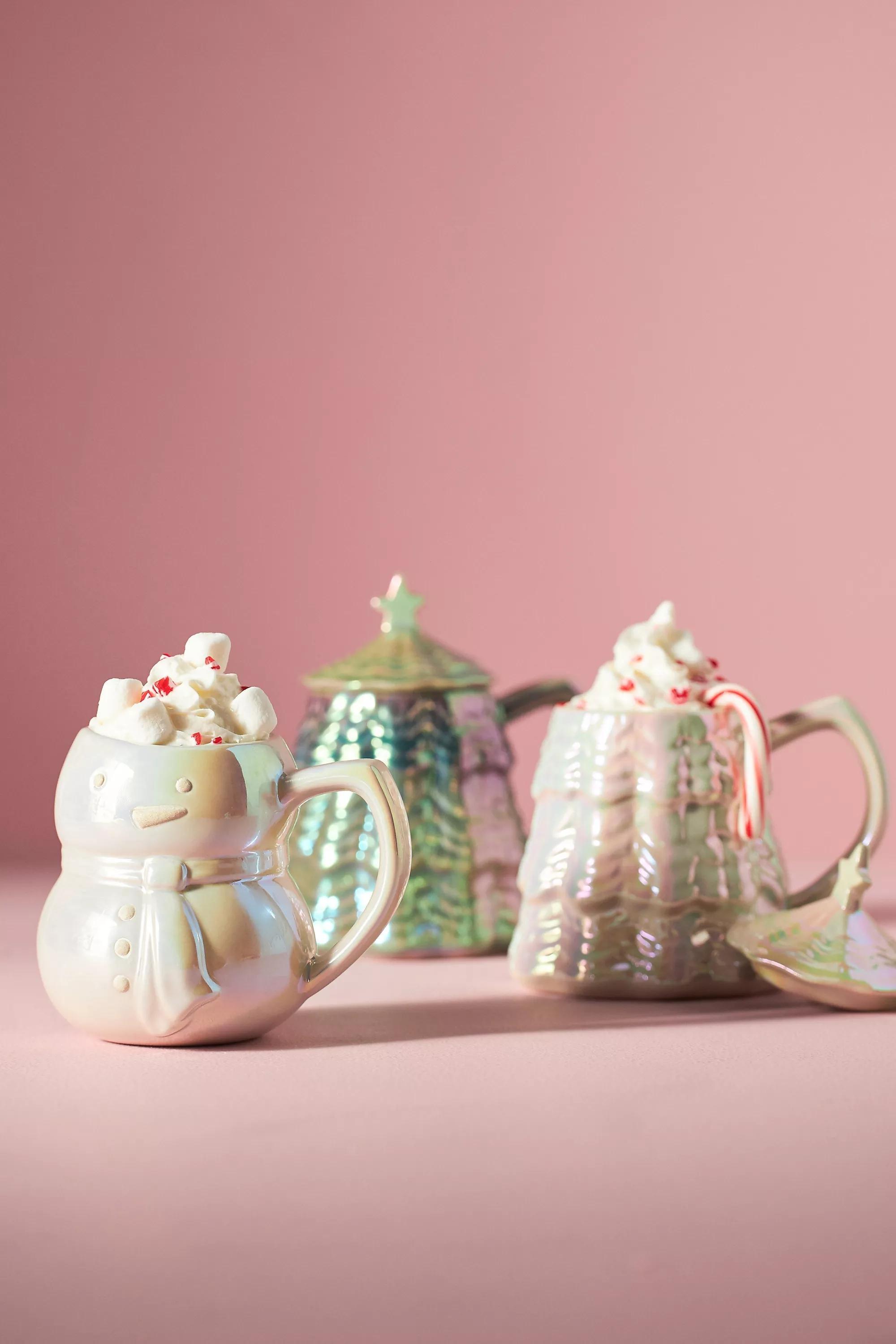 Merry Snowman Christmas Mug, , large image number 2