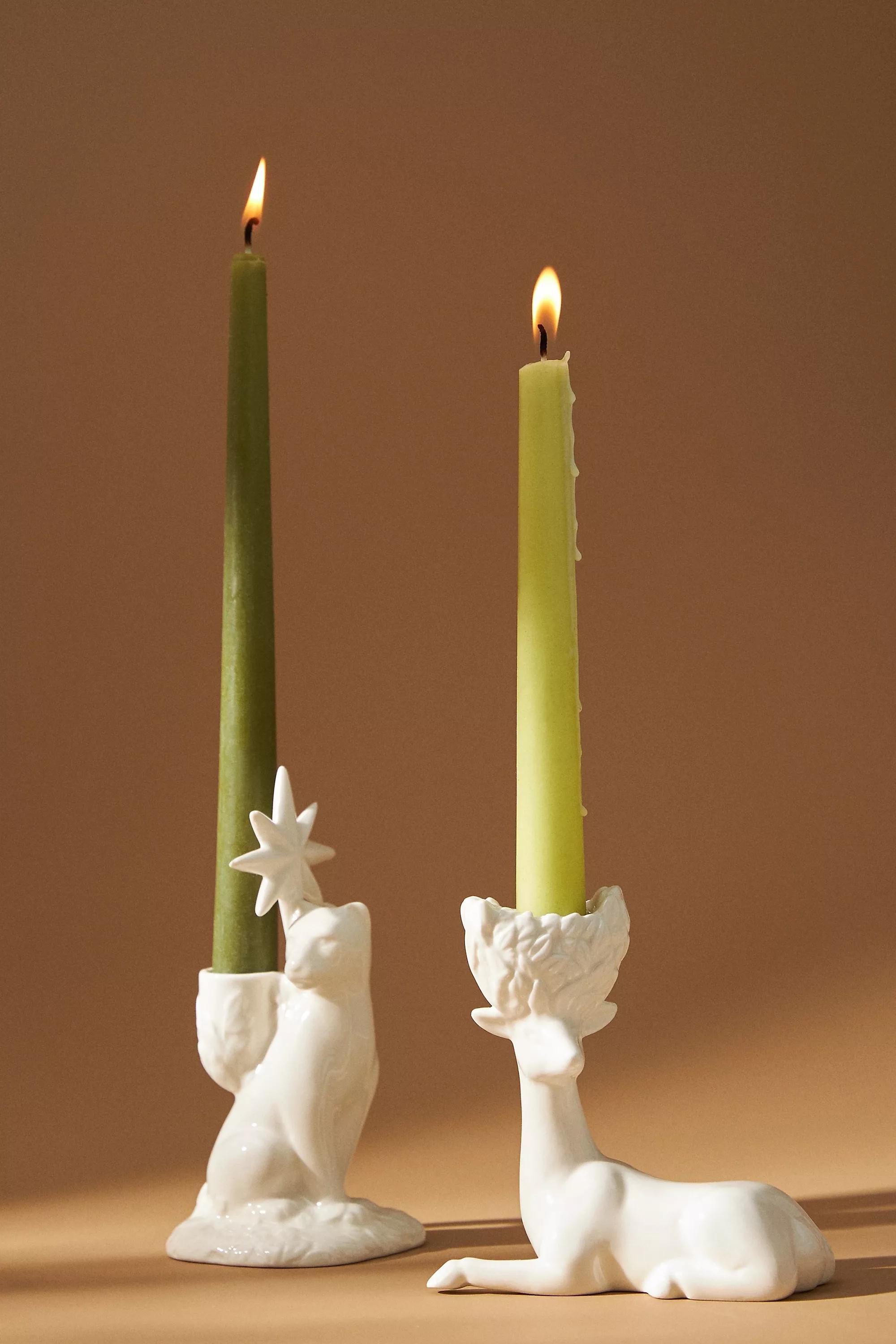 Winter White Creature Candle Holder, Ivory, A501_0011, large image number 2