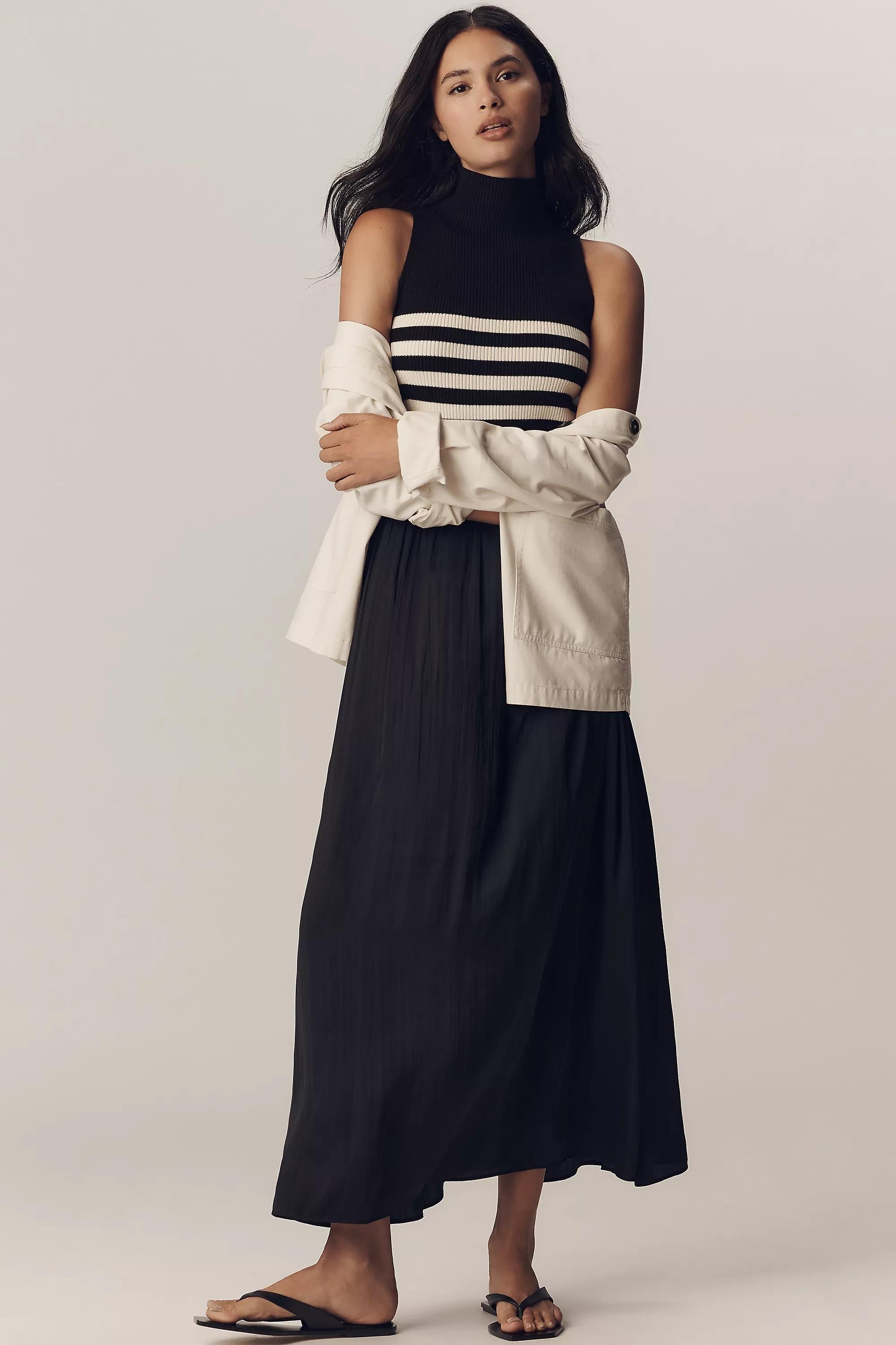 The Thea Mockable Sleeveless Midi Jumper Dress, Multicolour, A501_0018, large image number 0