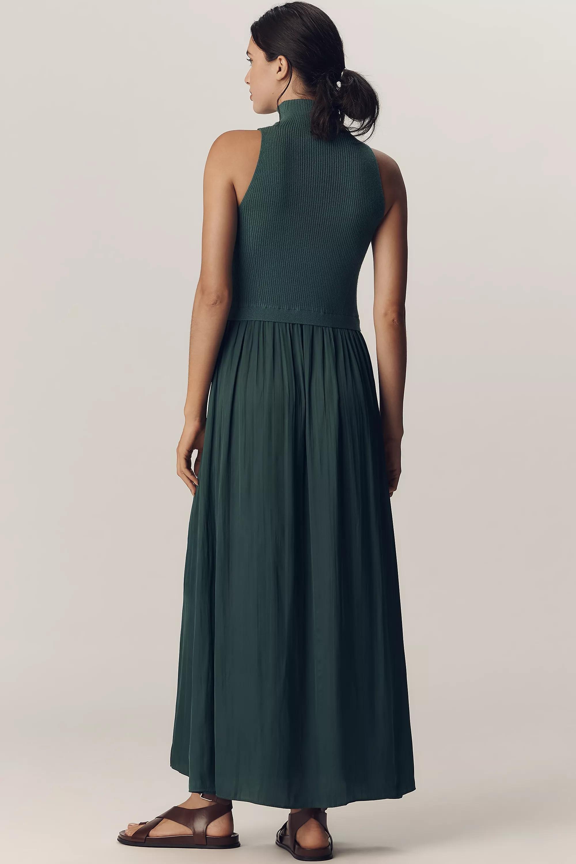 The Thea Mockable Sleeveless Midi Jumper Dress, , large image number 2