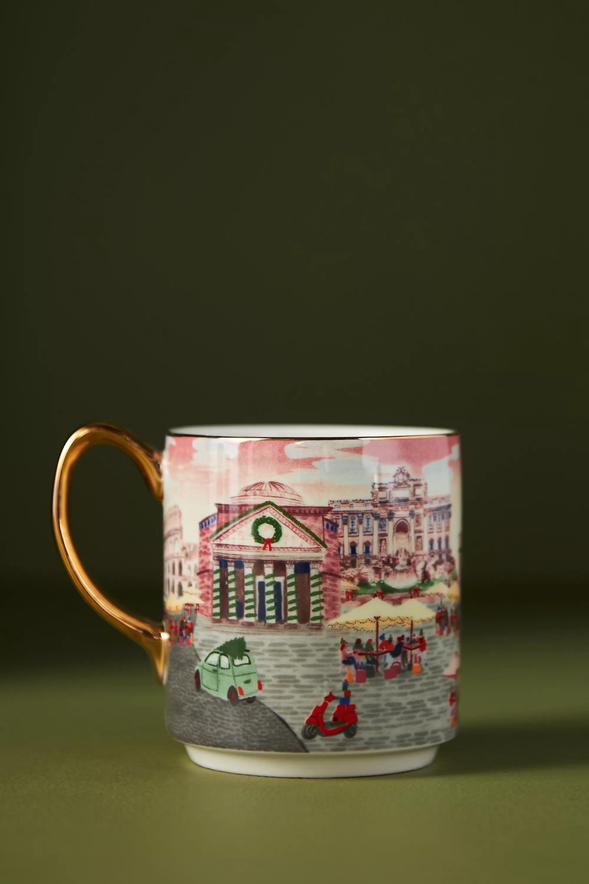 Holiday In The City Mug, Beige, , large image number 4