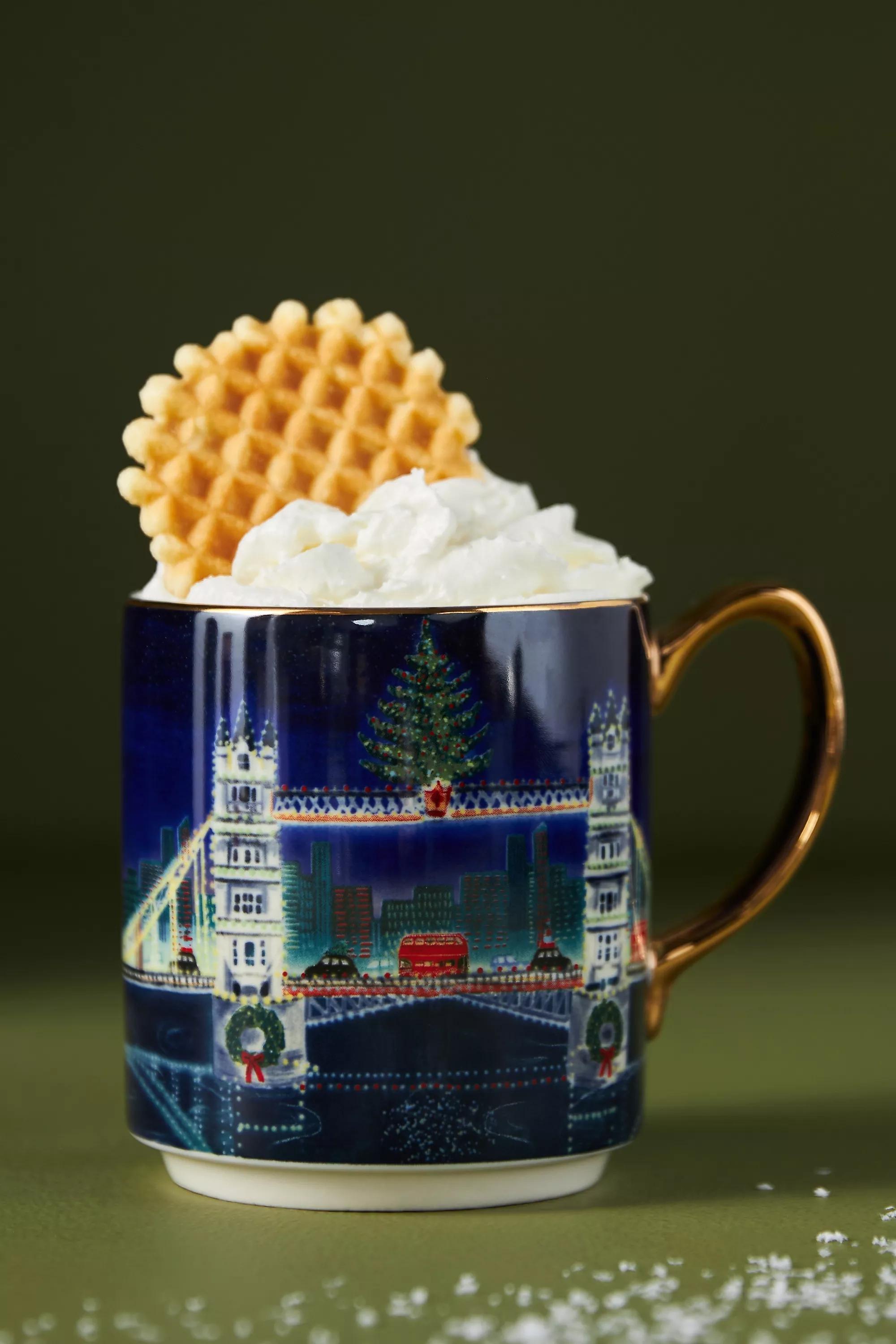 D Holiday In The City Mug, Blue, , large image number 0