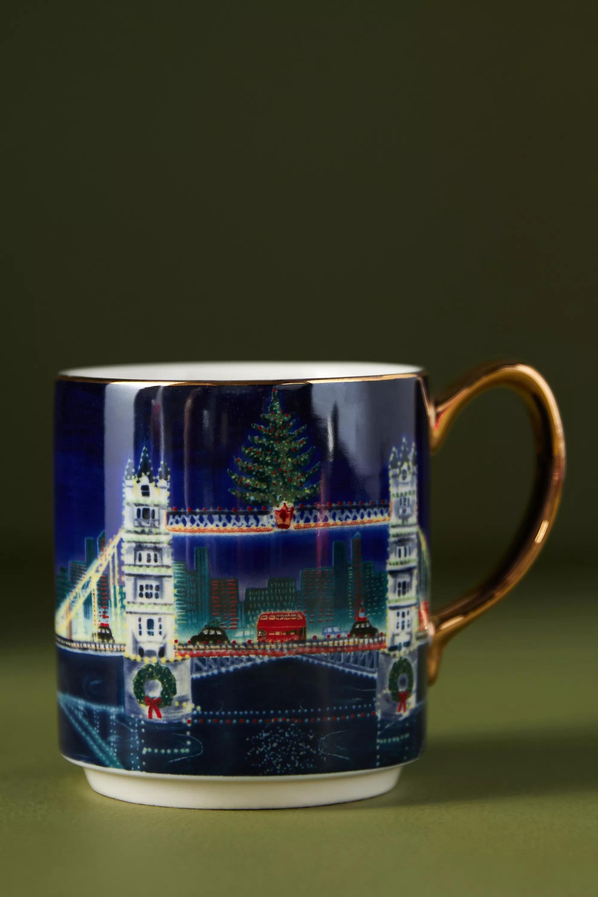 D Holiday In The City Mug, Blue, , large image number 1