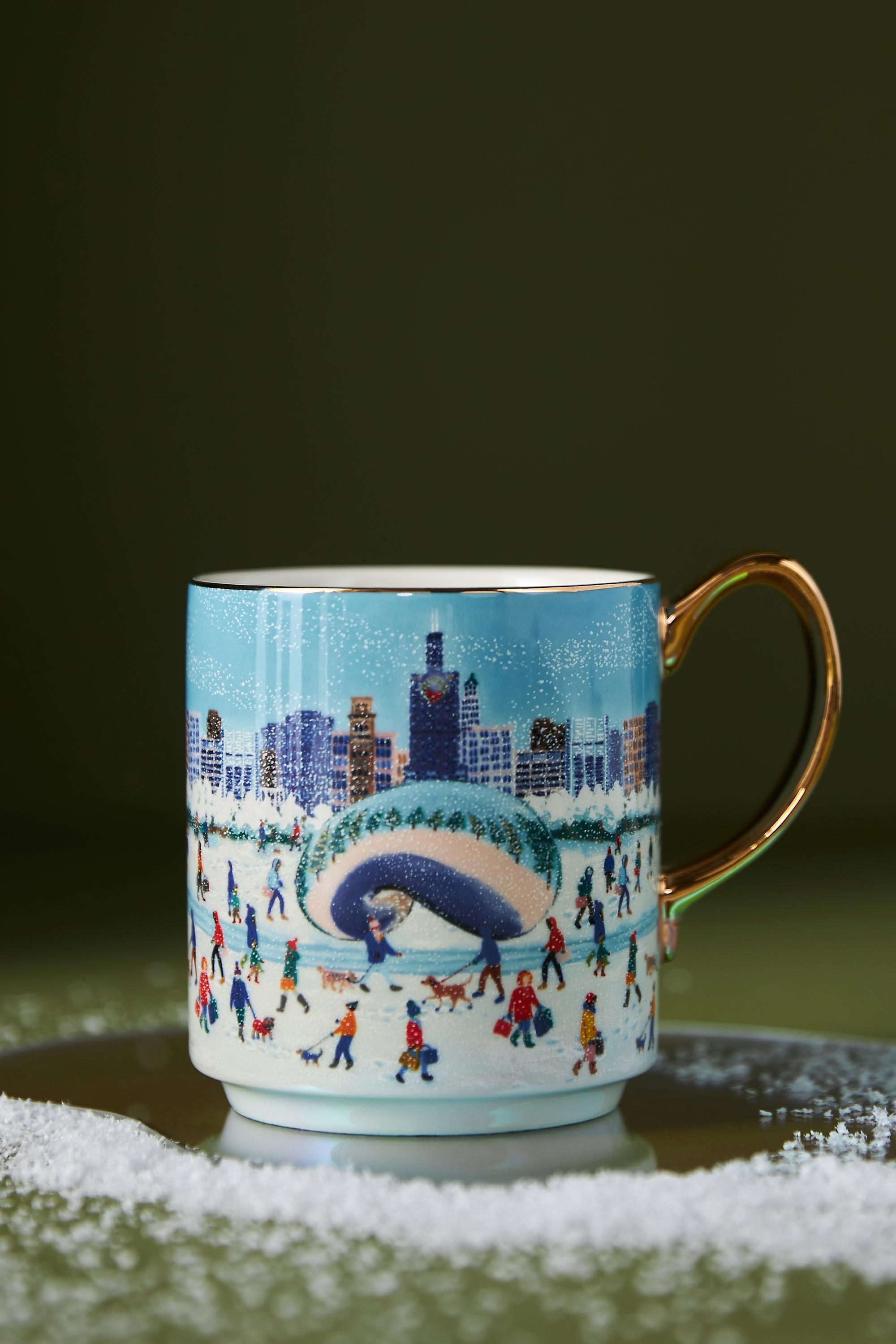Holiday In The City Mug, Blue, , large image number 0