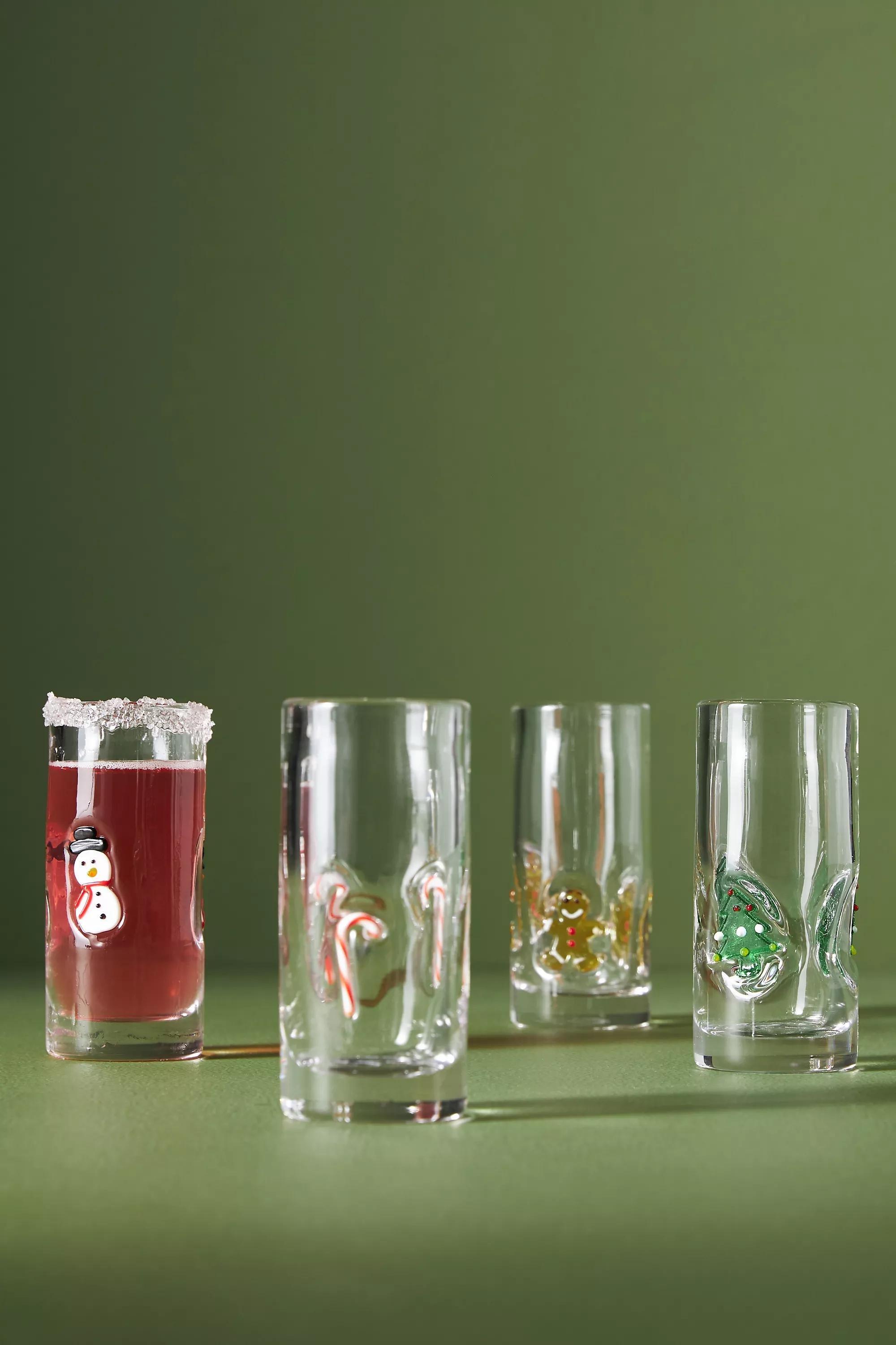 Motif Festive Icon Shot Glass, Brown, , large image number 3