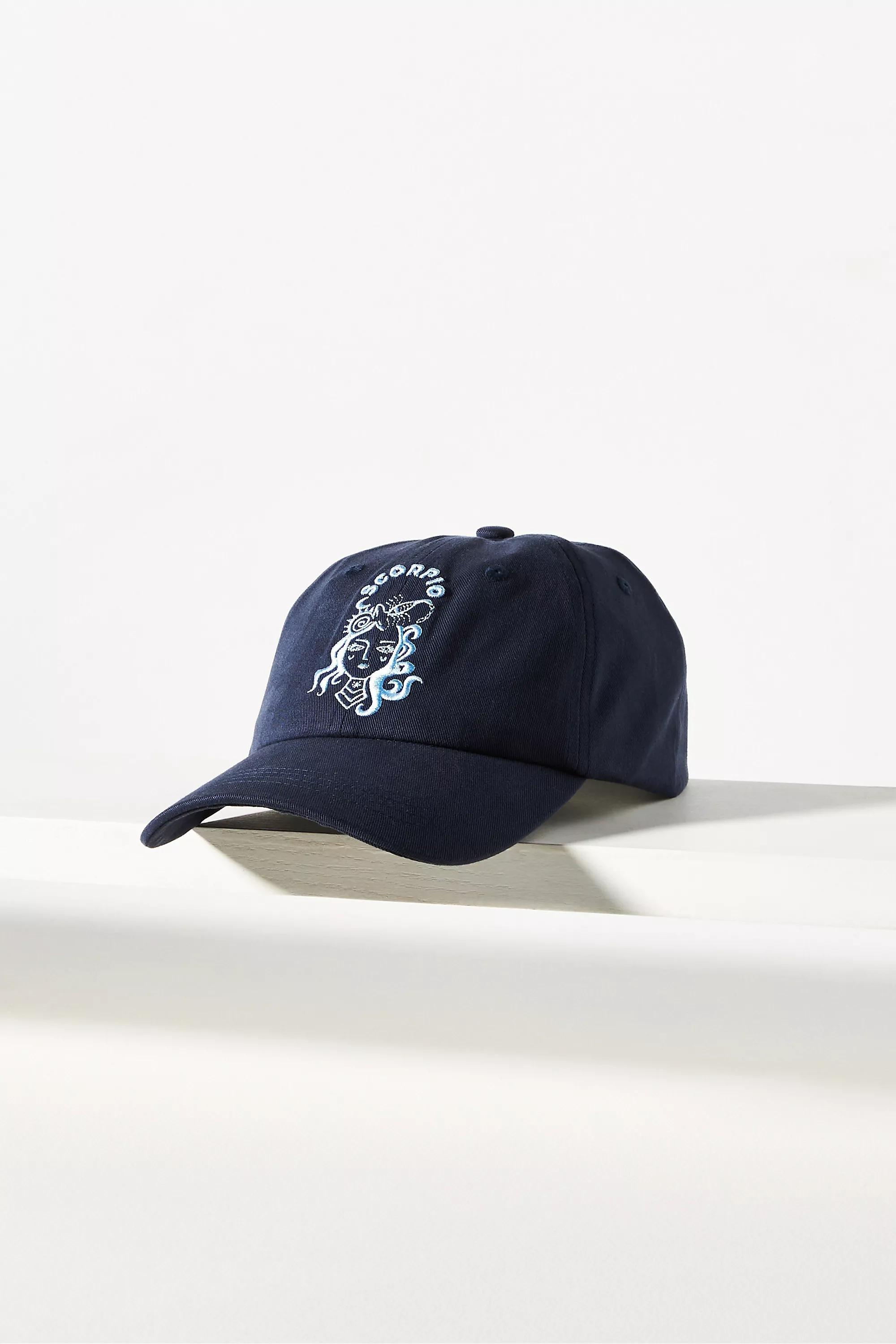 Scorpio Zodiac Baseball Cap, Navy, A501_0808, large image number 0