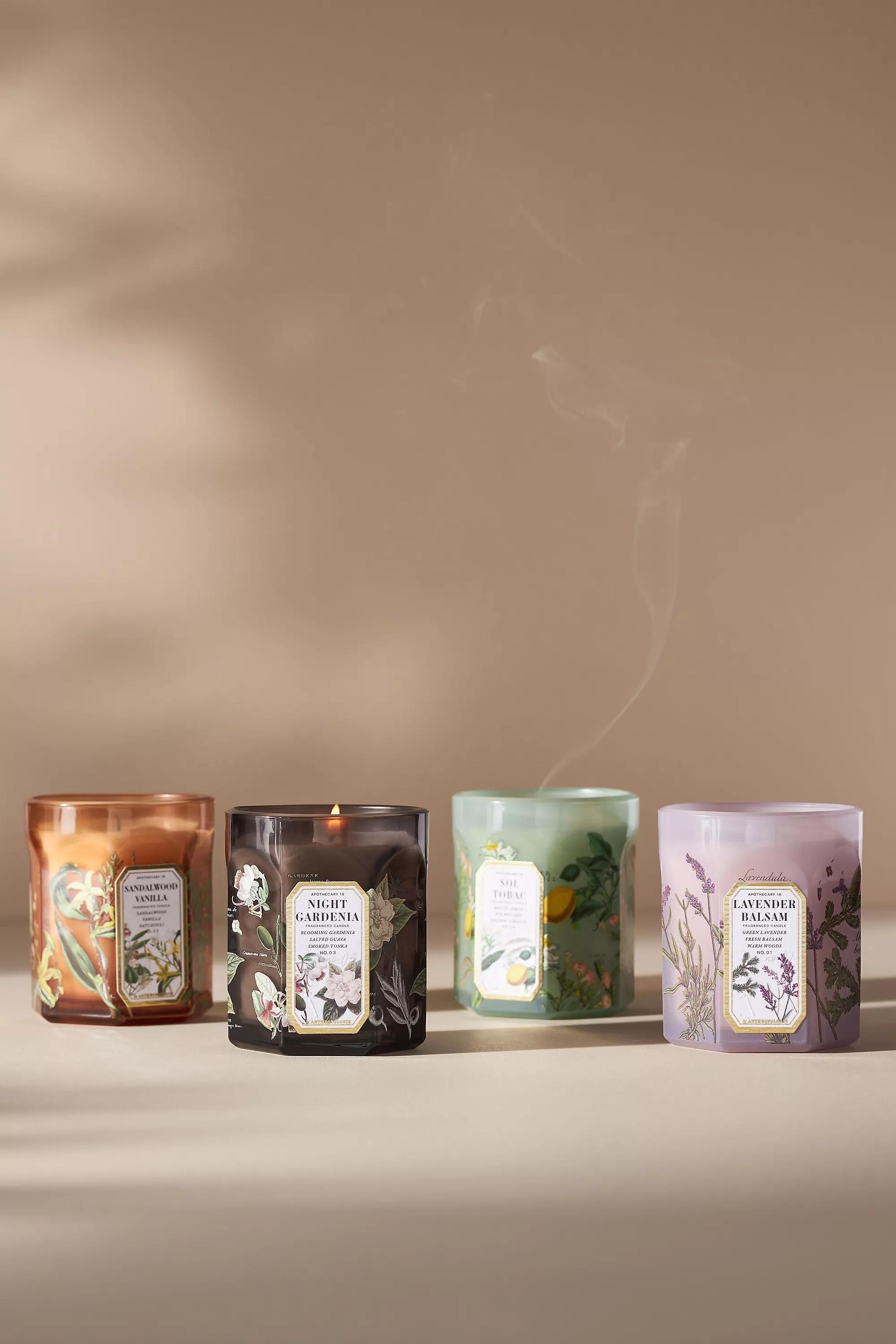 BROWN Apothecary 18 Small Sandalwood & Vanilla Glass Candle, A501_0020, large image number 1