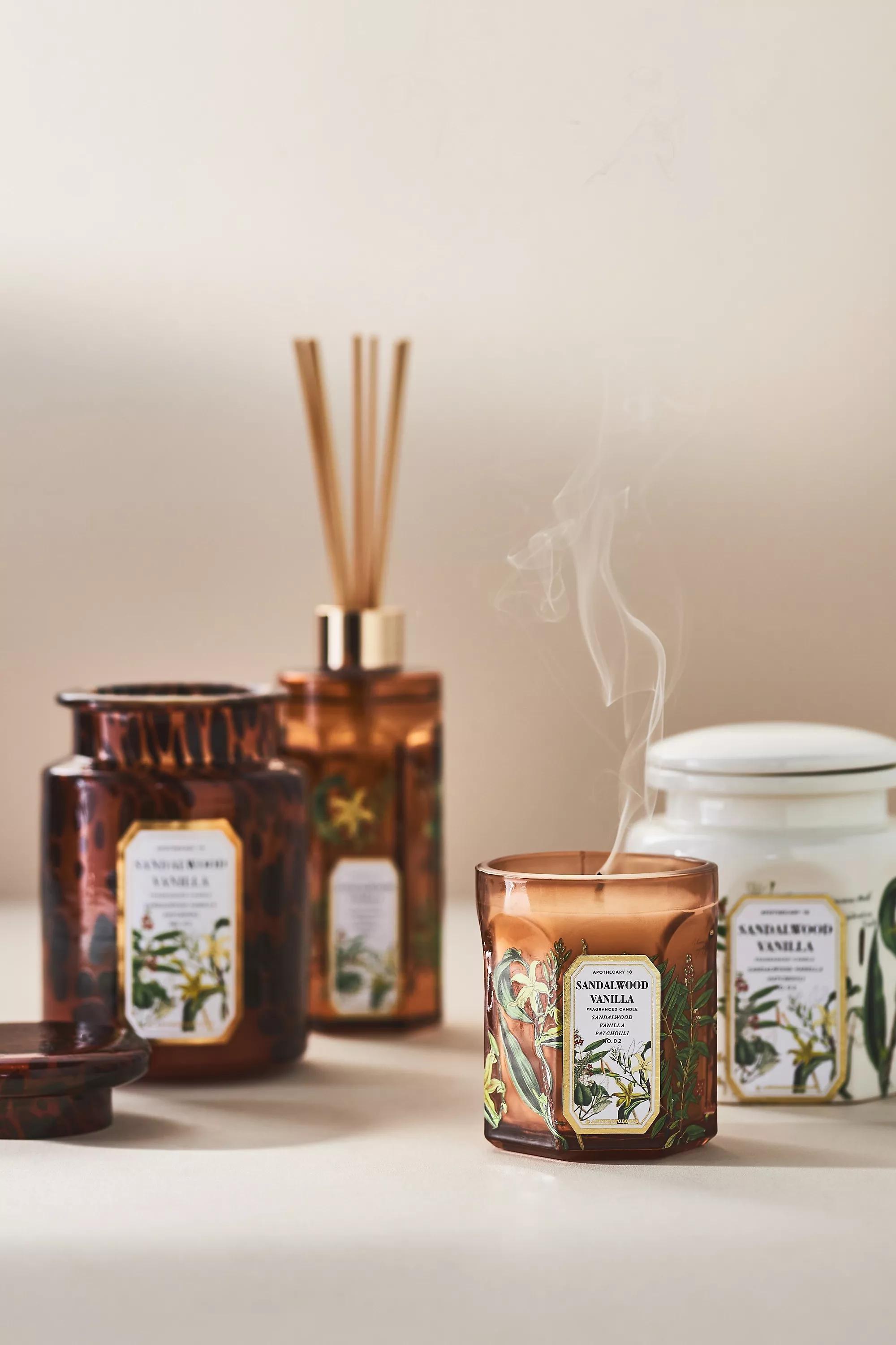 BROWN Apothecary 18 Small Sandalwood & Vanilla Glass Candle, A501_0020, large image number 2