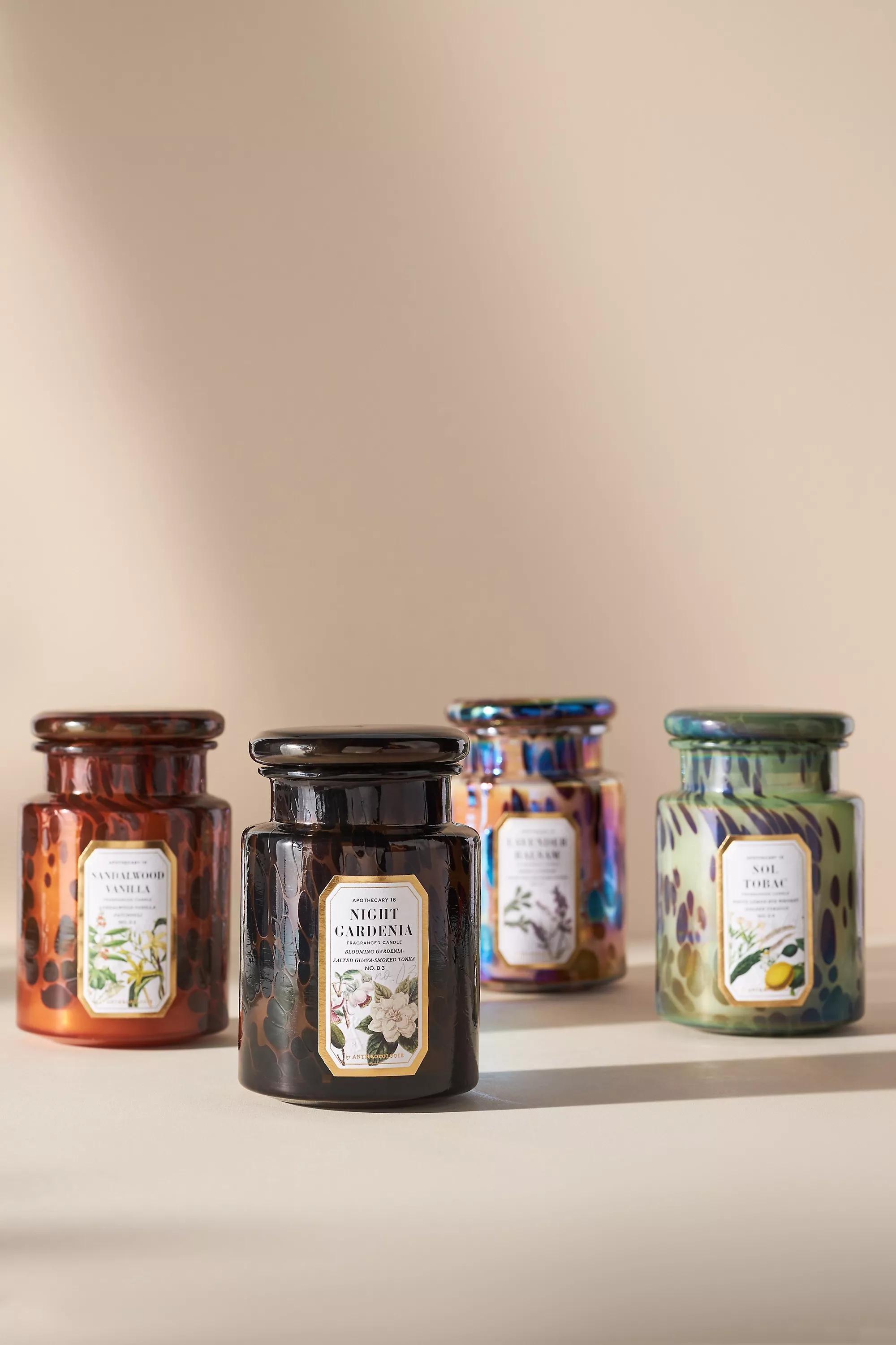 ORANGE Apothecary 18 Sandalwood Vanilla Glass Jar Candle, A501_0080, large image number 1