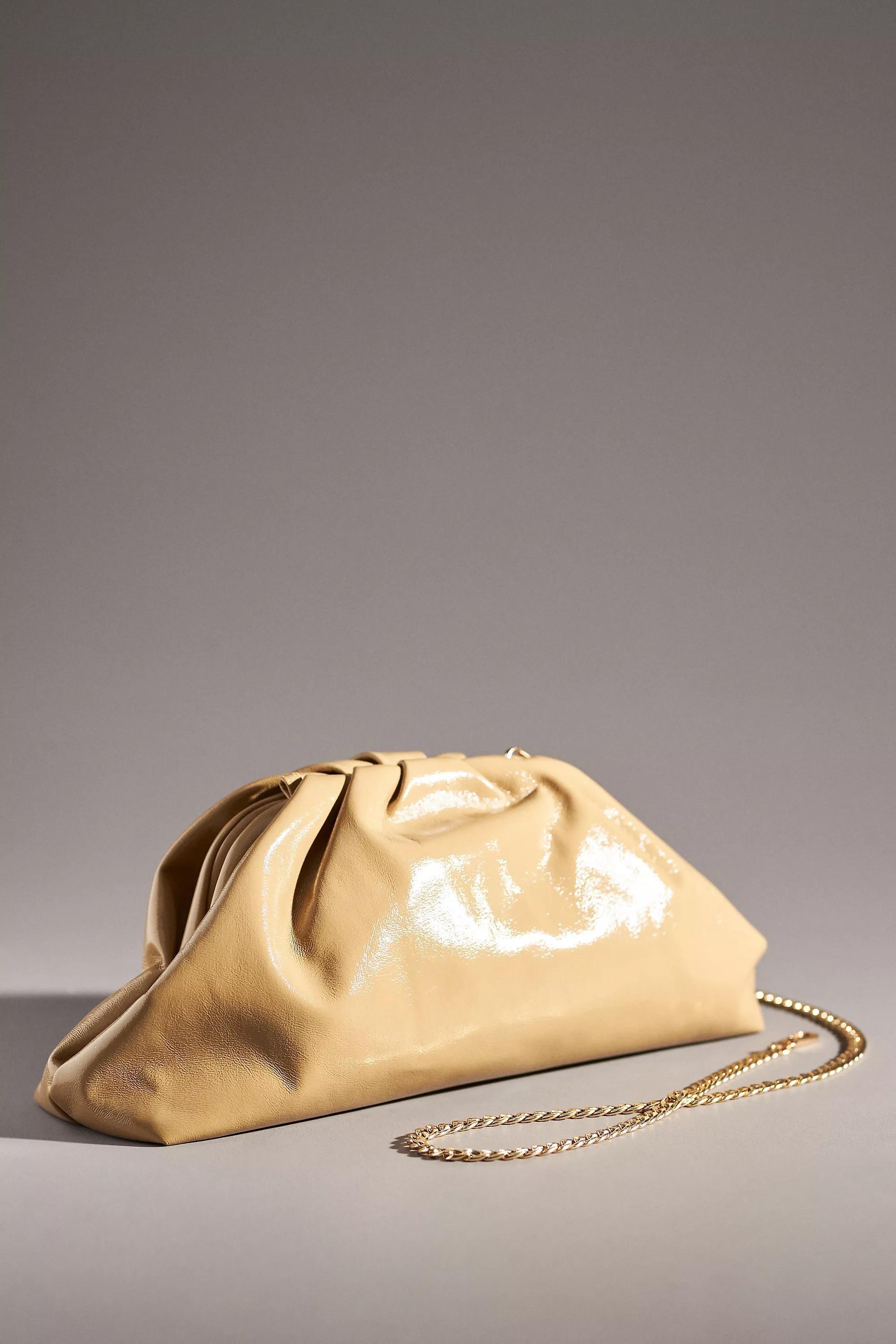 Anthropologie - Oversized Clutch, Beige