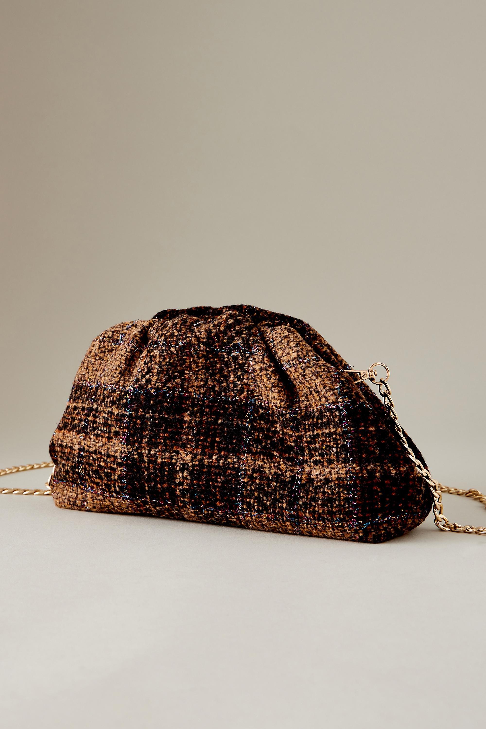 Clutch Tweed Frankie, Brown, A501_0020, medium