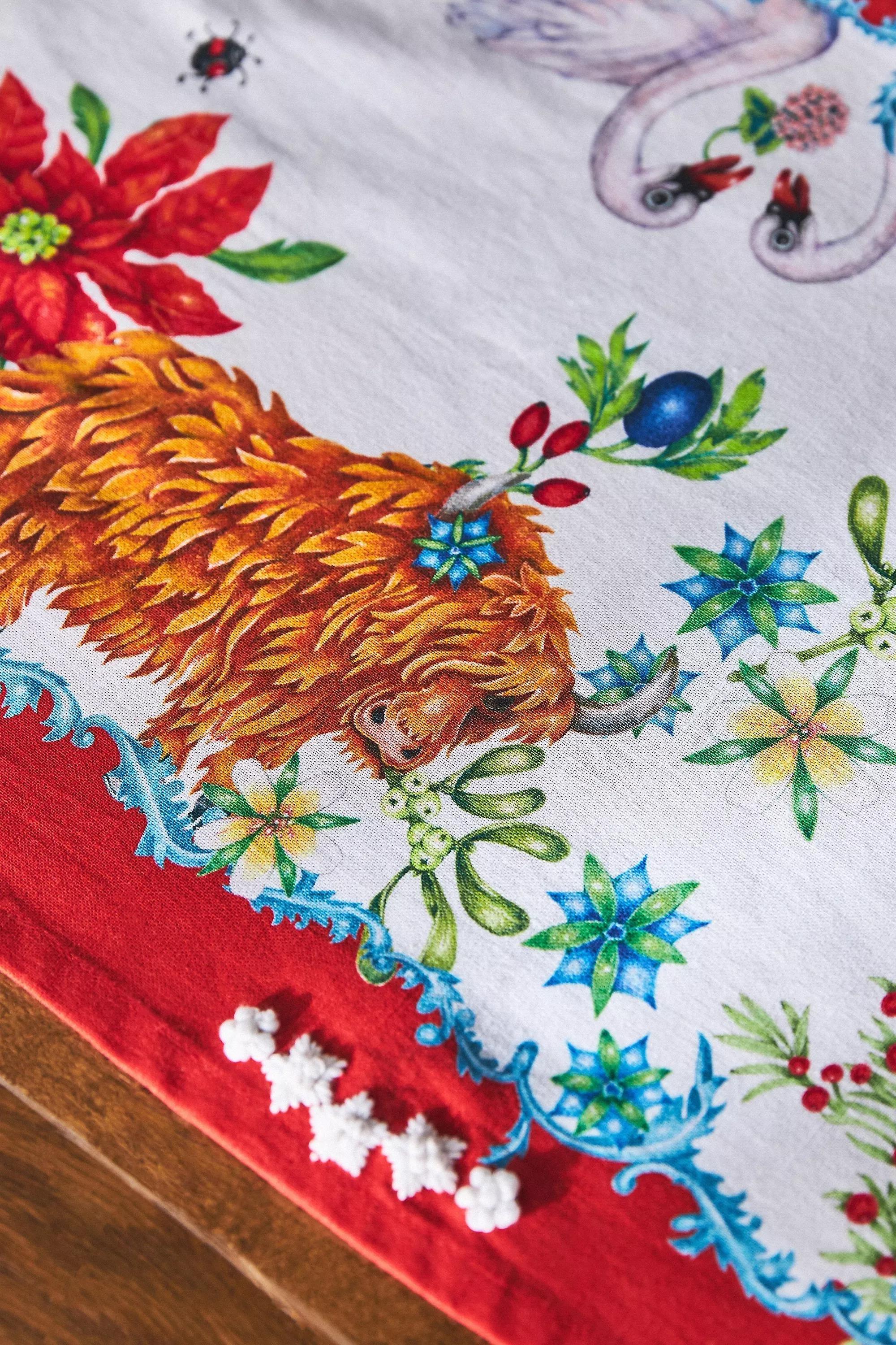 Lou Rota Twelve Days Of Christmas Table Runner, Multicolour, , large image number 4