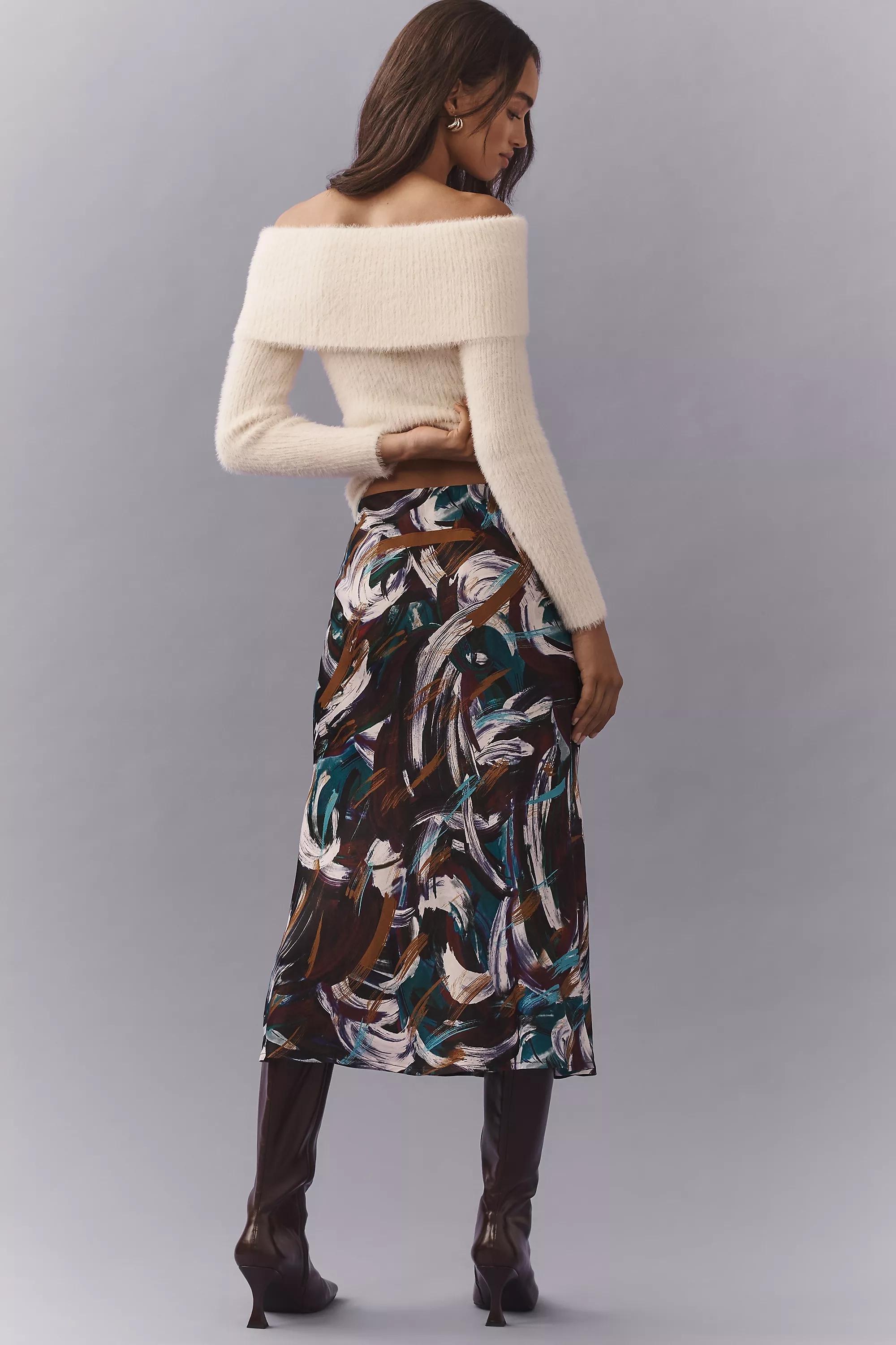 The Tilda Slip Skirt, Blue, , large image number 4
