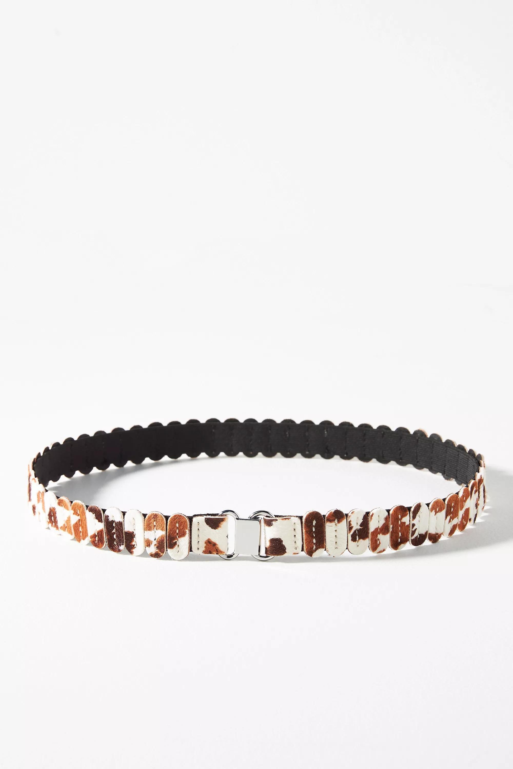 Anthropologie Fringe Braided, Brown, , medium