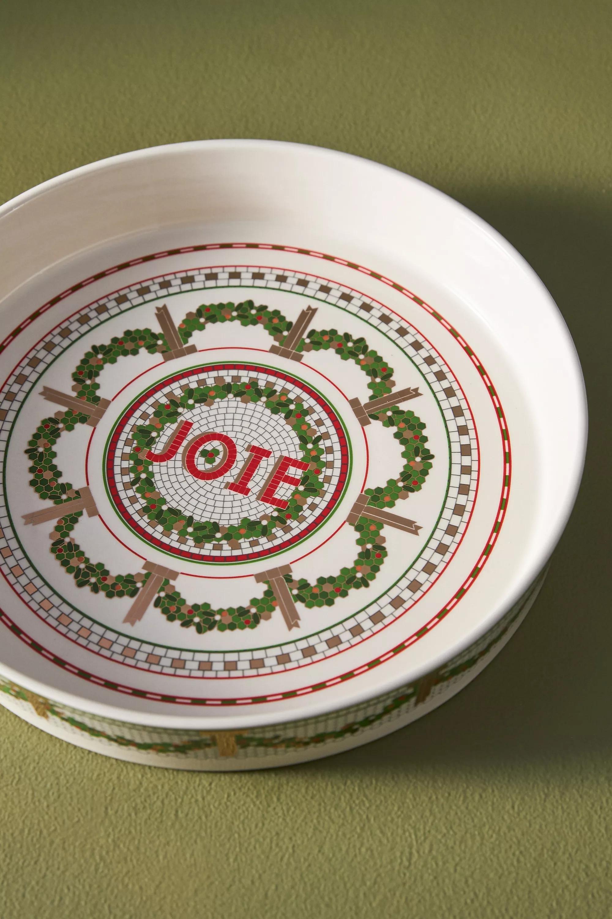 Festive Bistro Tile Pie Dish, Green, , large image number 3