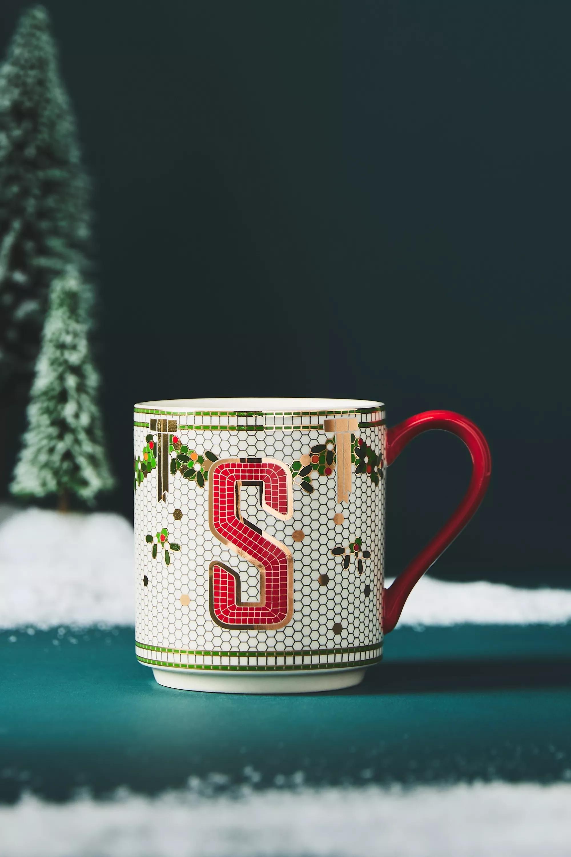 S Festive Bistro Tile Monogram Mug, A501_0919, medium