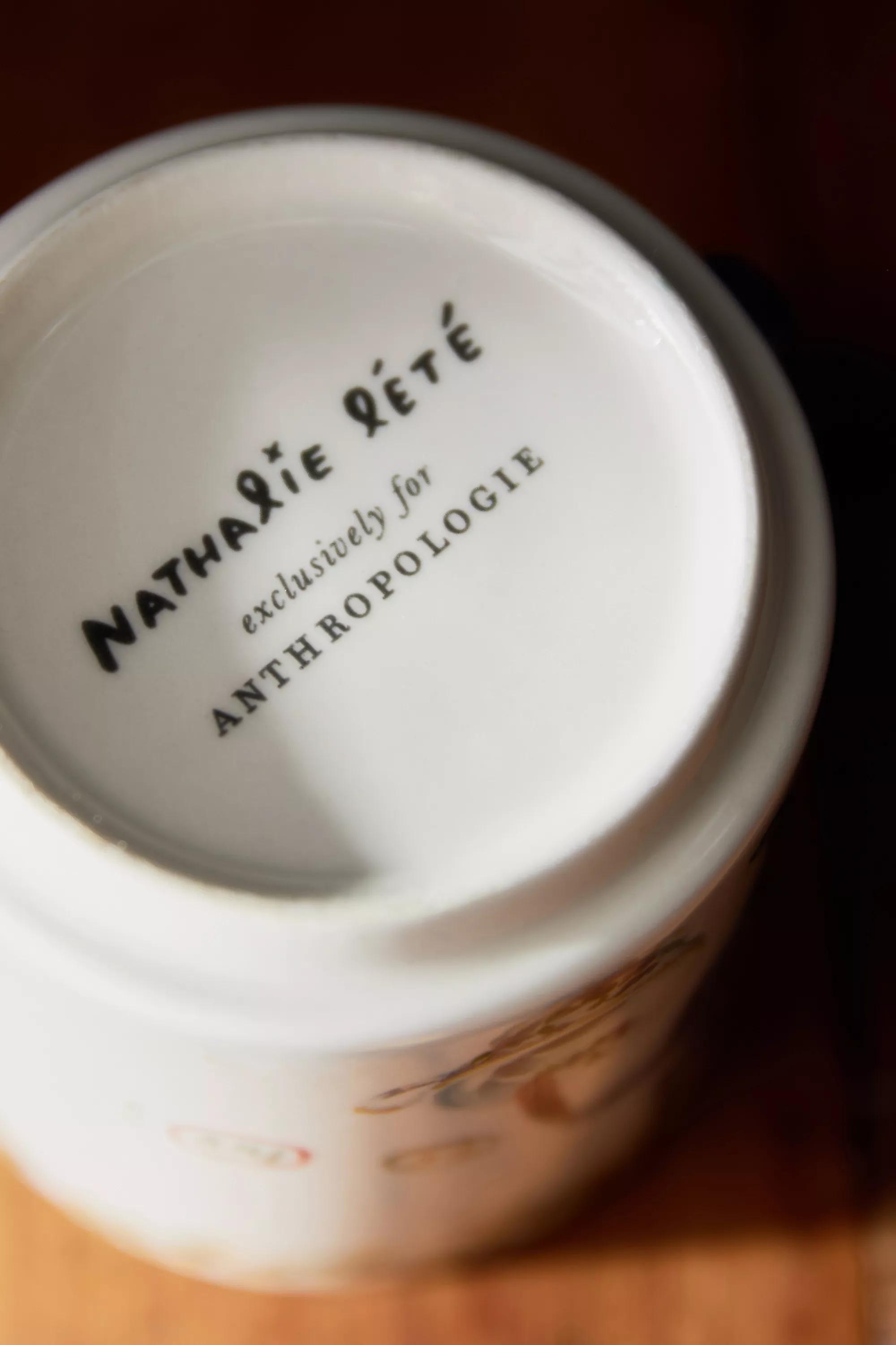 Nathalie Lete Heritage Mug, Blue, A501_0040, large image number 2