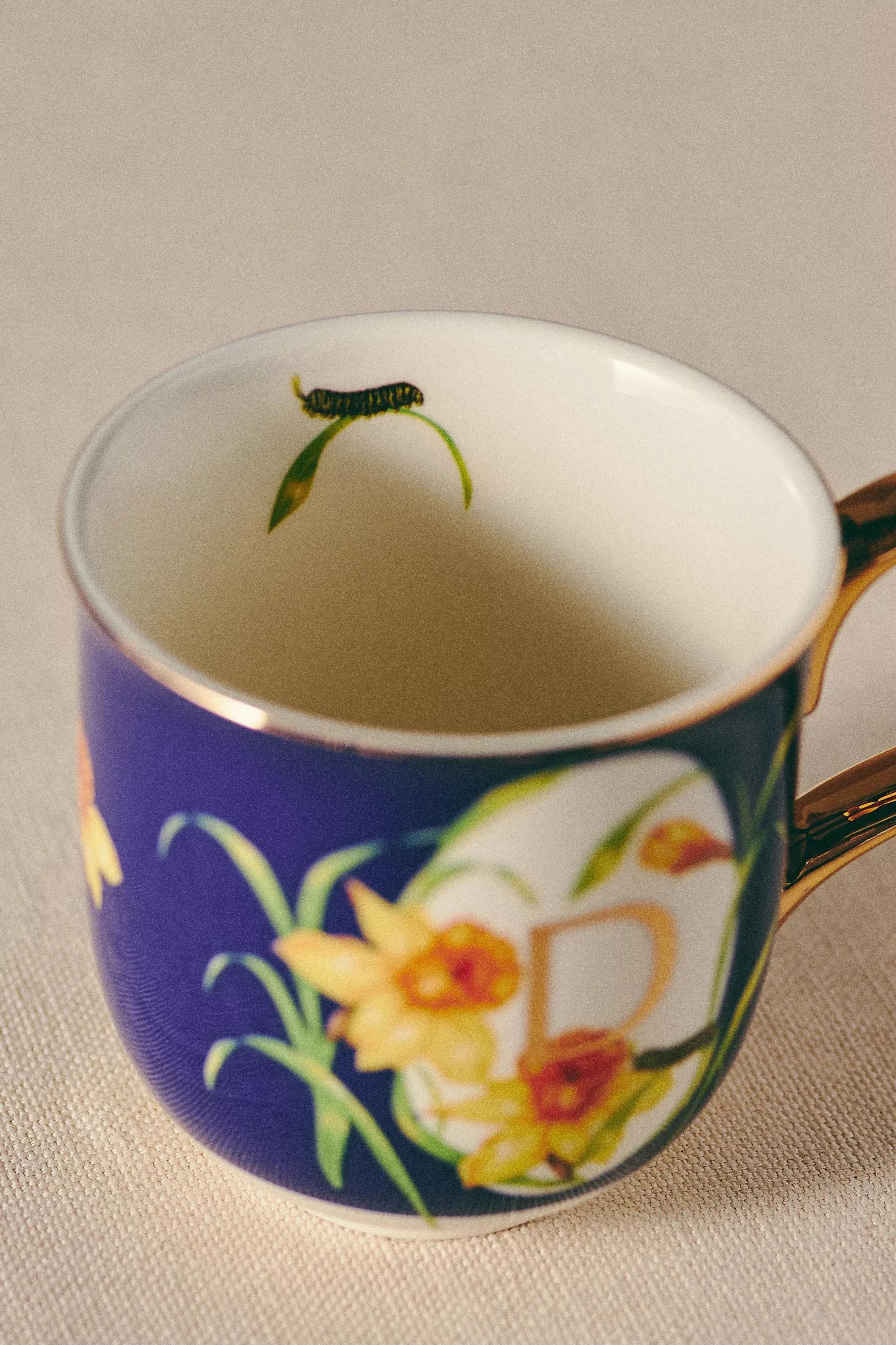Lou Rota For Anthropologie Nature Table Monogram Mug, D, A501_0904, large image number 1