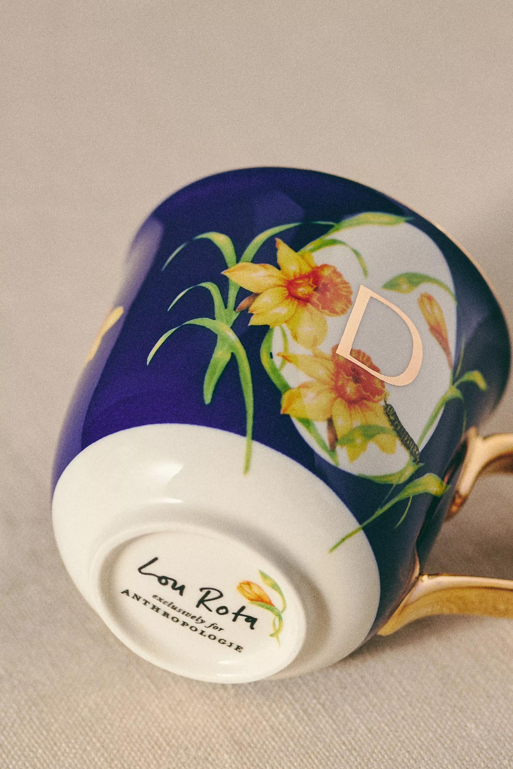 Lou Rota For Anthropologie Nature Table Monogram Mug, D, A501_0904, large image number 2