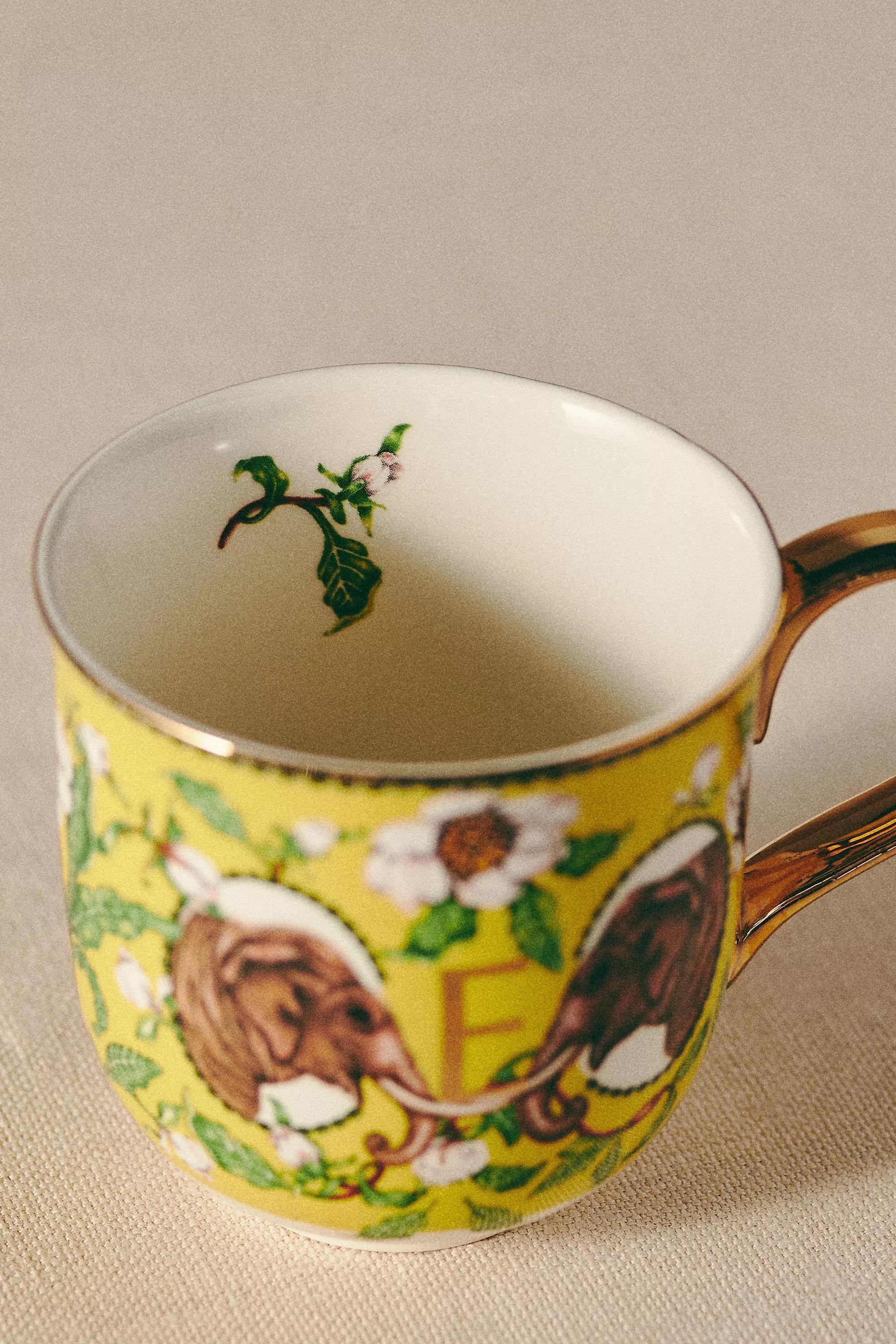 Lou Rota For Anthropologie Nature Table Monogram Mug, E, A501_0905, large image number 1
