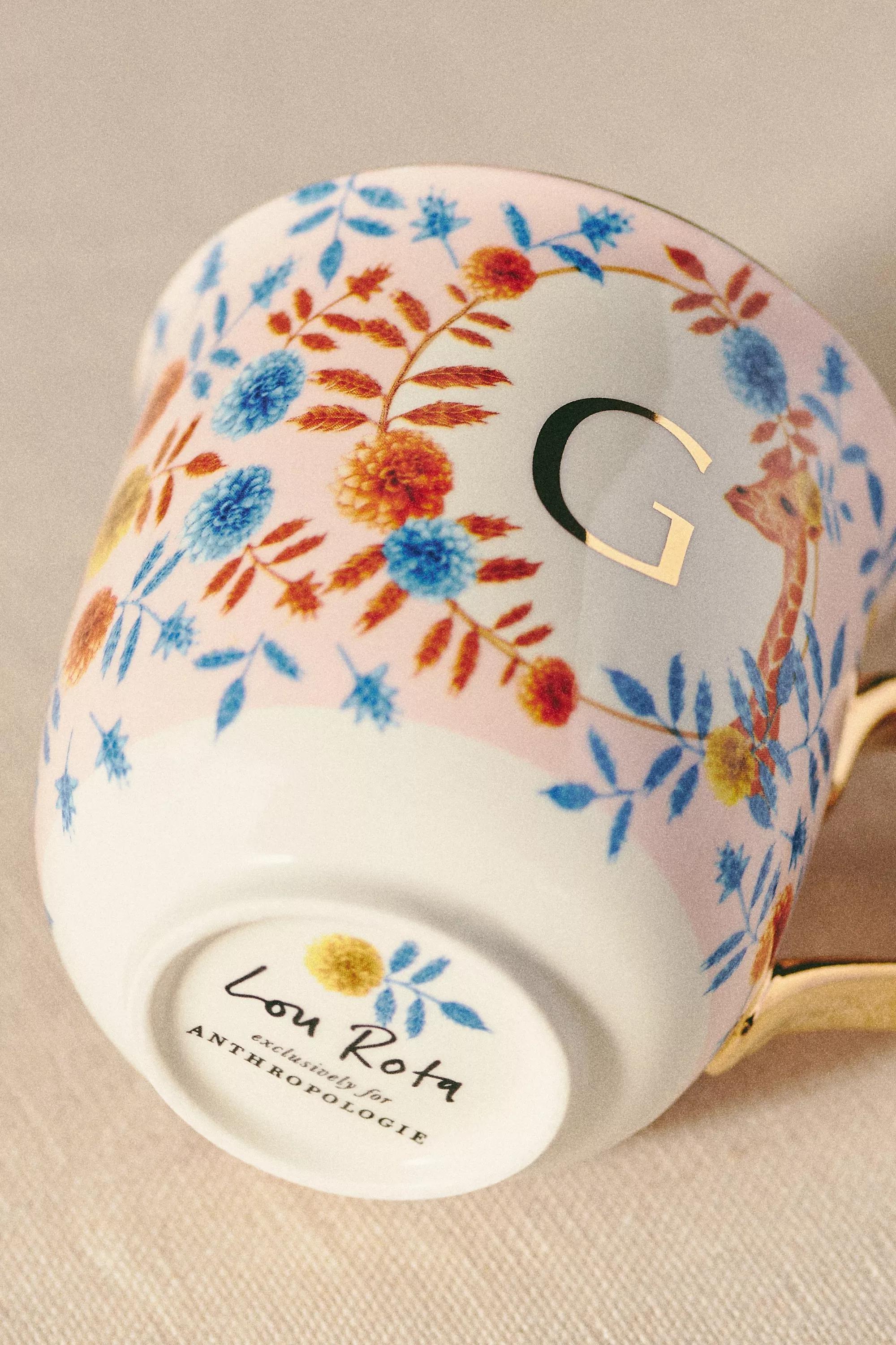 Lou Rota For Anthropologie Nature Table Monogram Mug, G, A501_0907, large image number 2