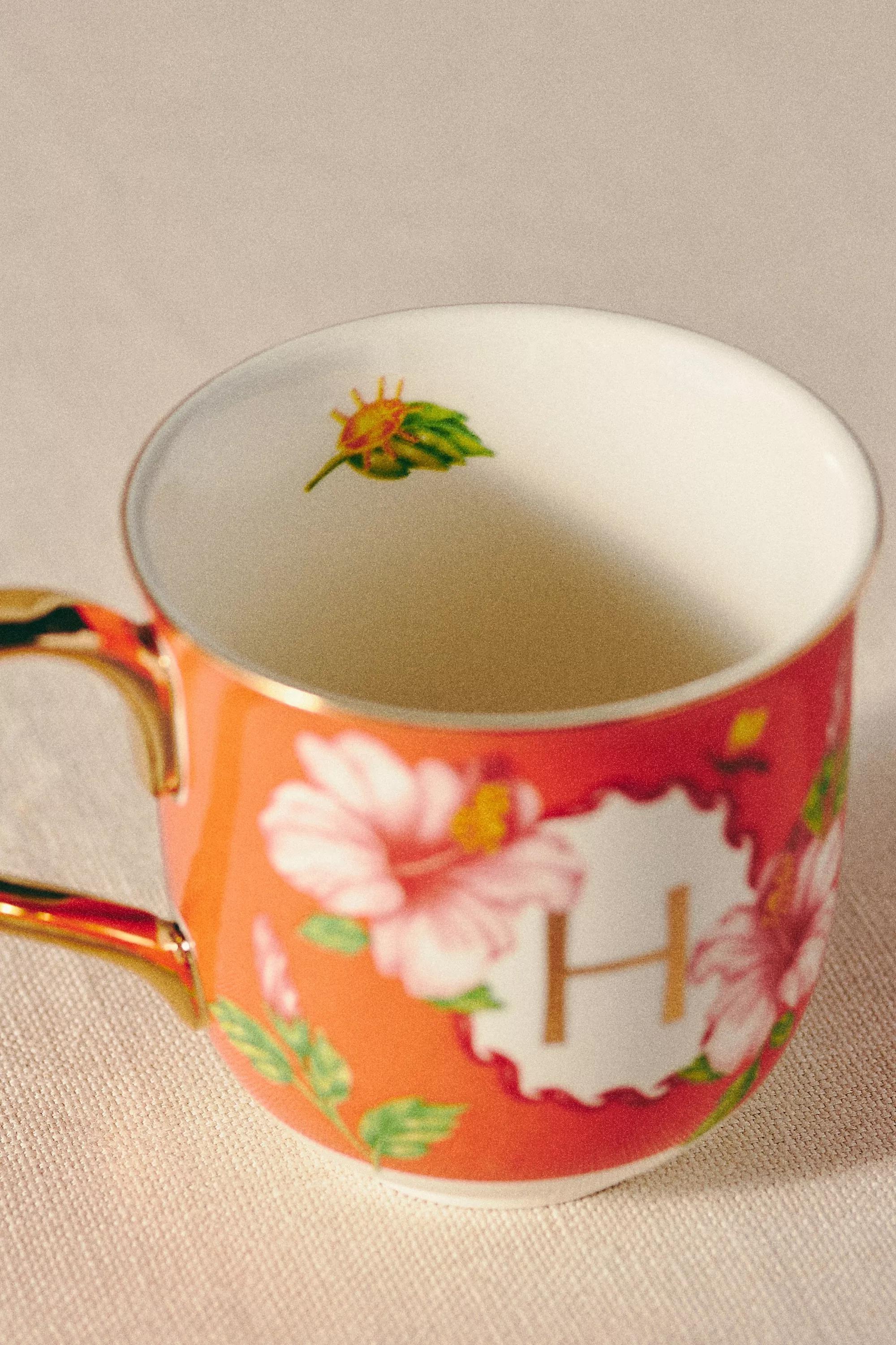 Nature Table Monogram Mug, Multicolour, A501_0908, large image number 1