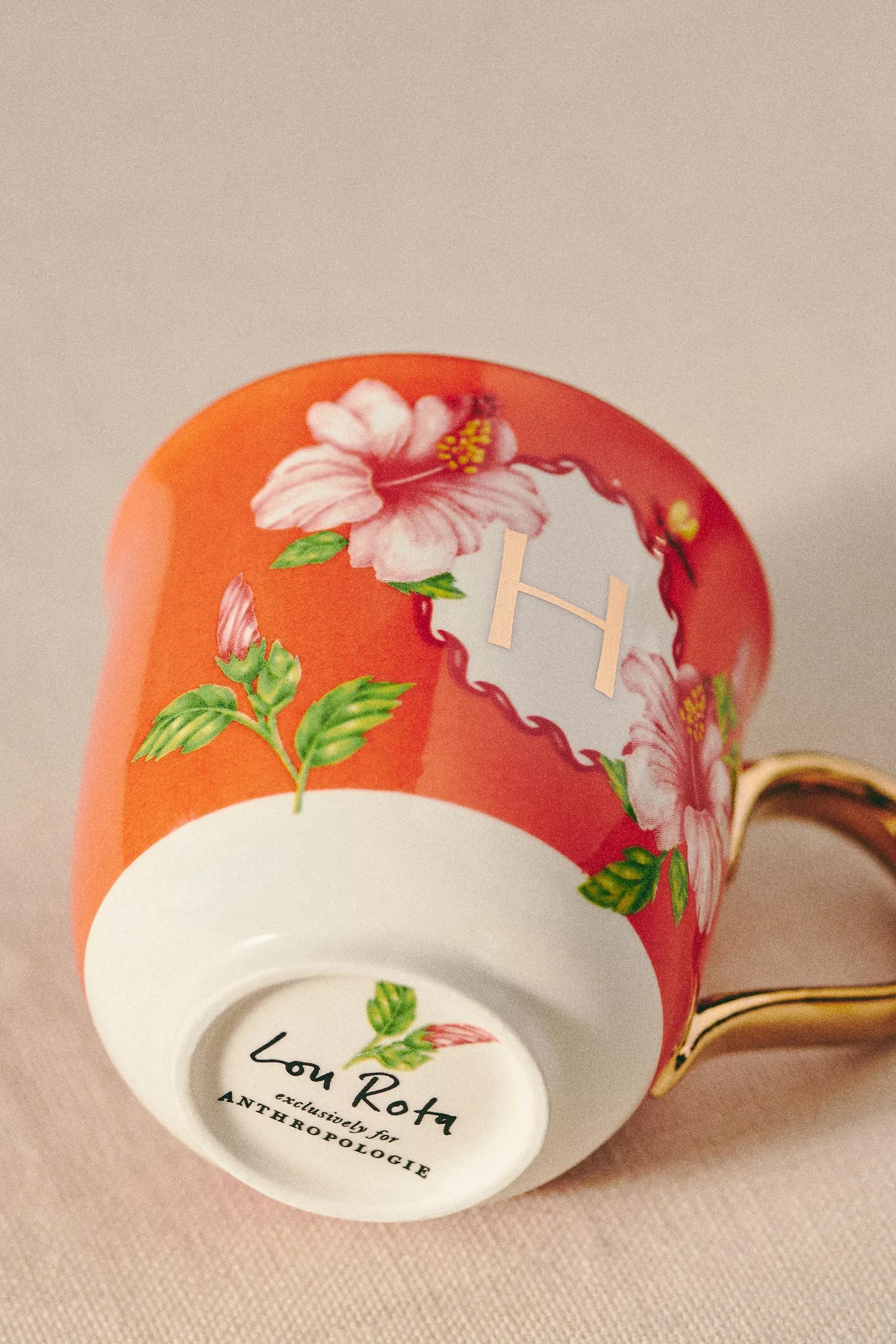 Nature Table Monogram Mug, Multicolour, A501_0908, large image number 3