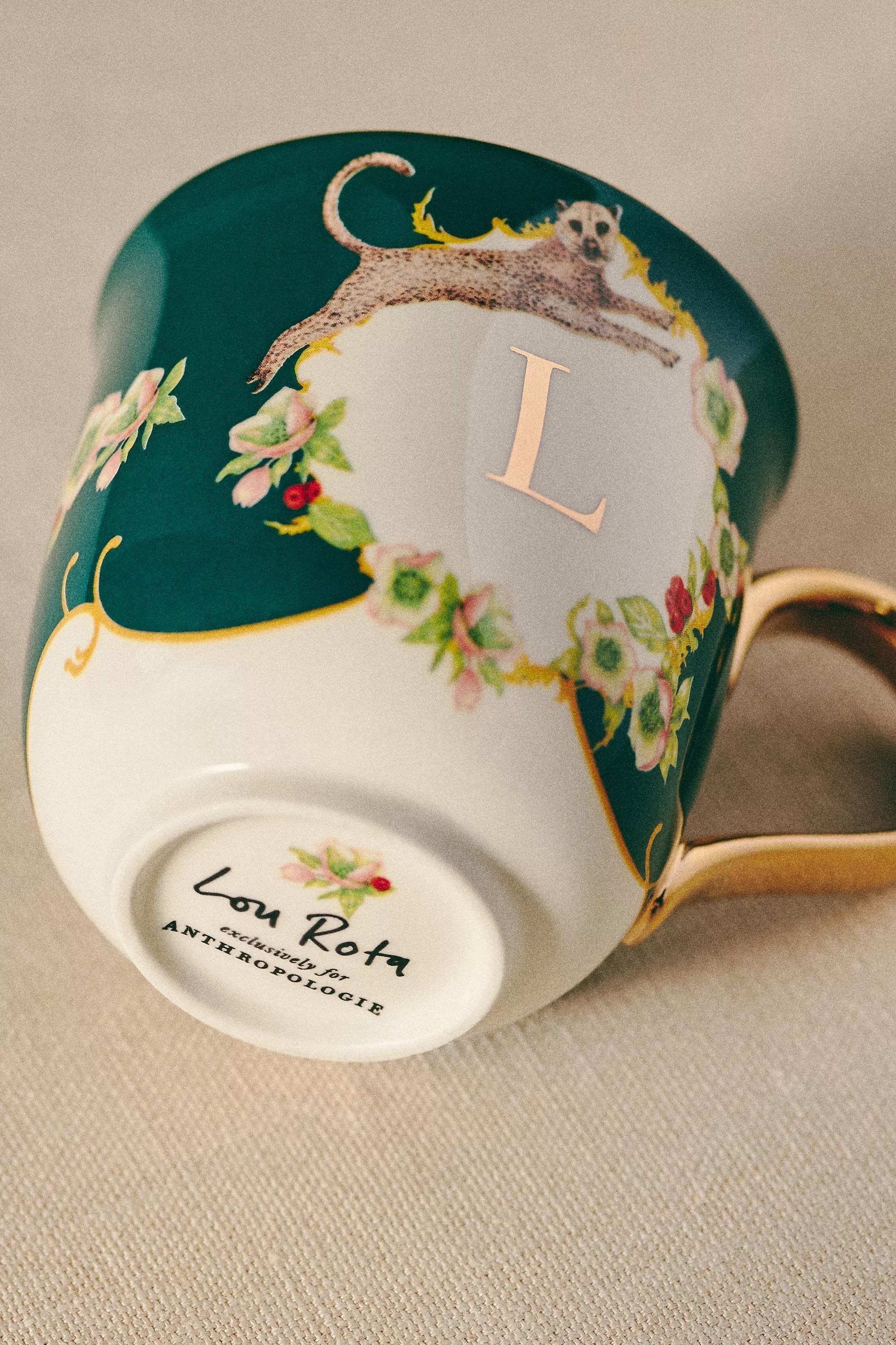Lou Rota For Anthropologie Nature Table Monogram Mug, L, A501_0912, large image number 3