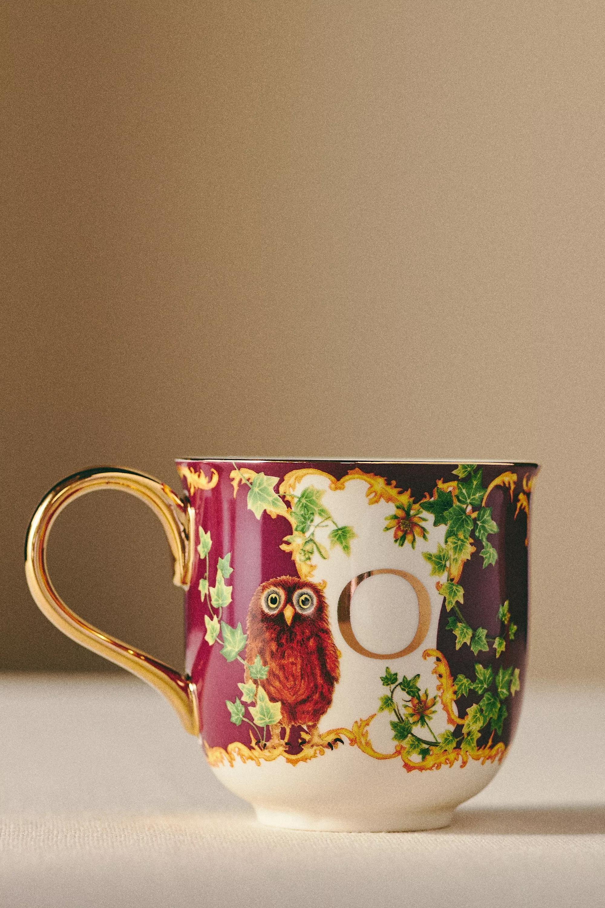 Lou Rota For Anthropologie Nature Table Monogram Mug, O, , medium