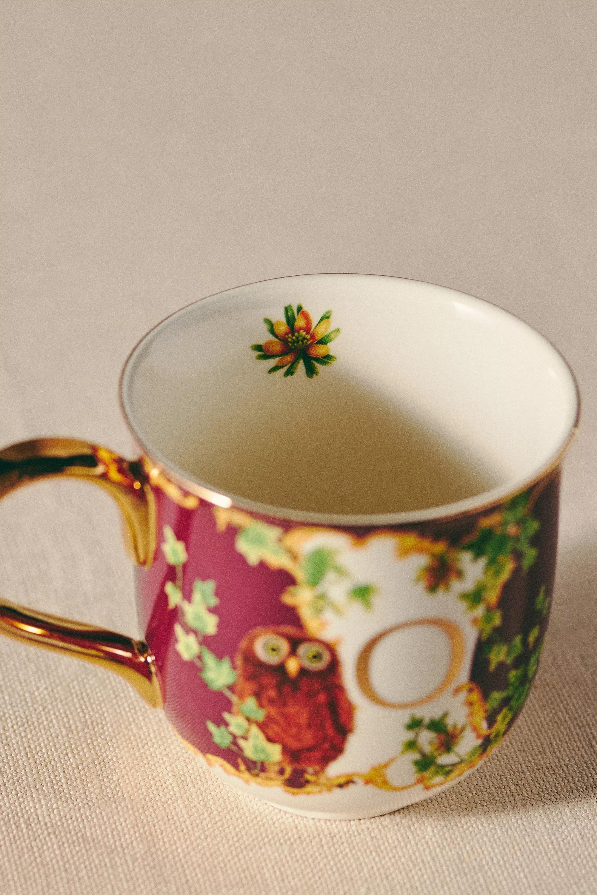 Lou Rota For Anthropologie Nature Table Monogram Mug, O, A501_0915, large image number 1