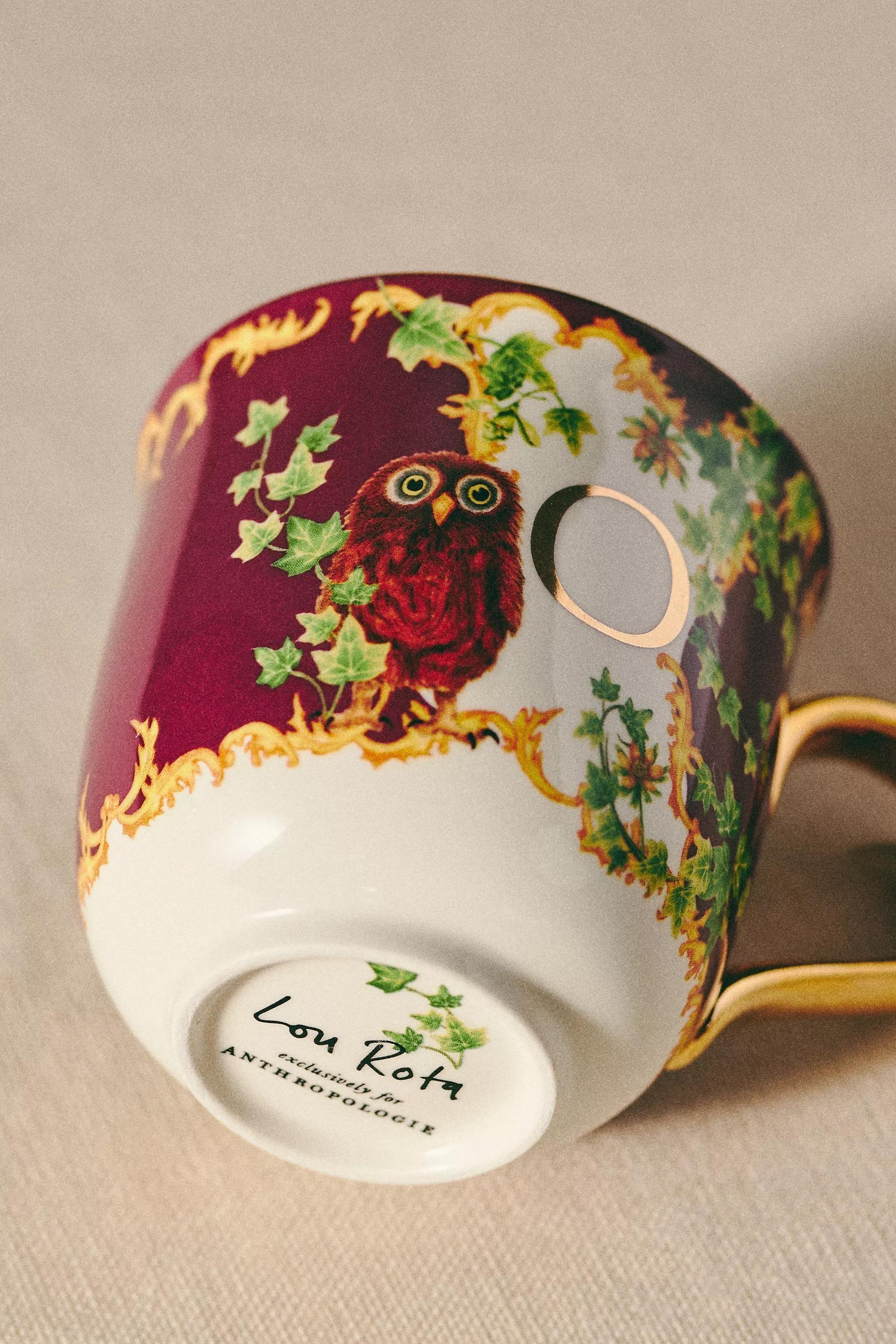 Lou Rota For Anthropologie Nature Table Monogram Mug, O, A501_0915, large image number 3