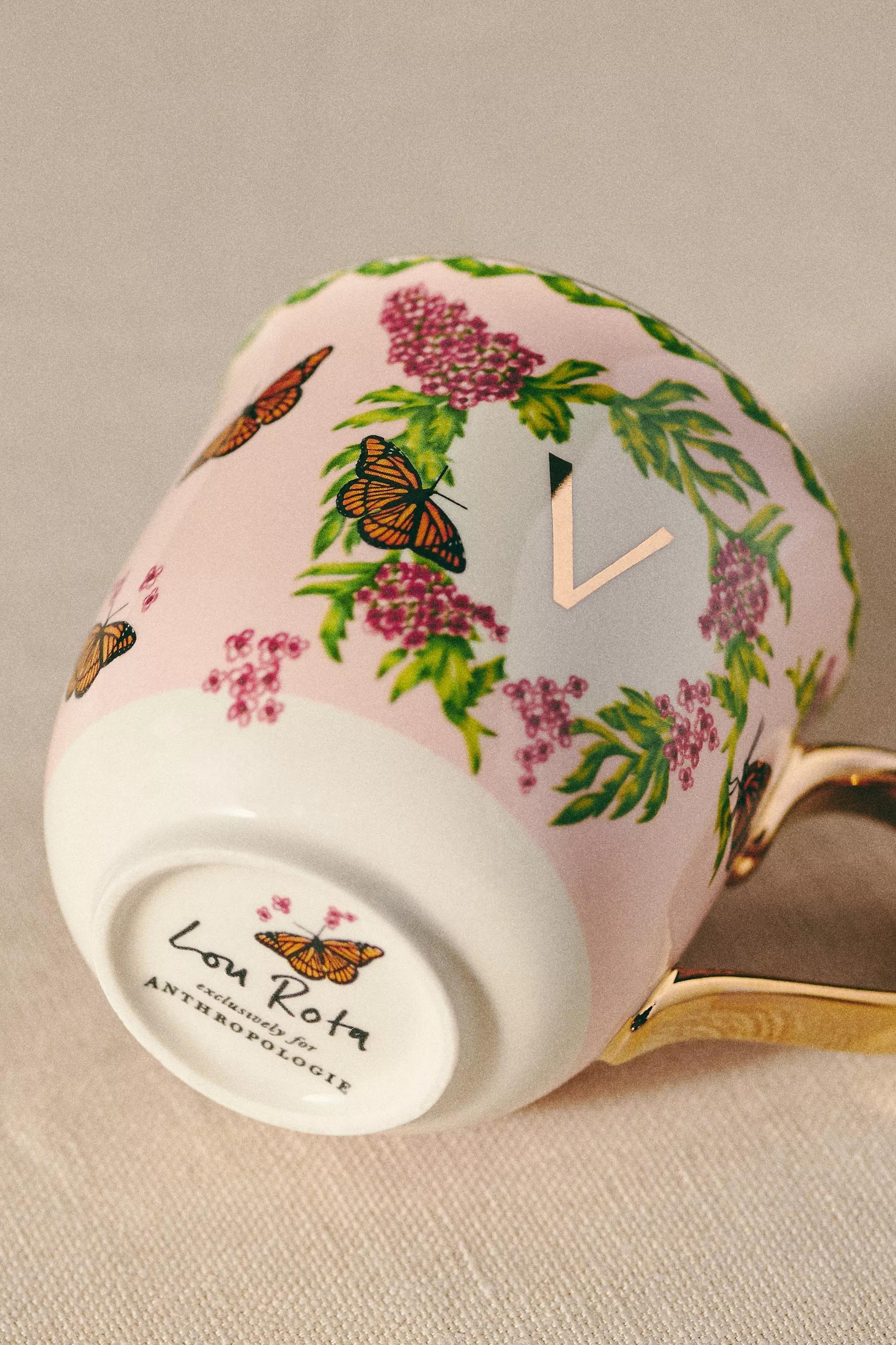 Lou Rota For Anthropologie Nature Table Monogram Mug, V, A501_0922, large image number 3