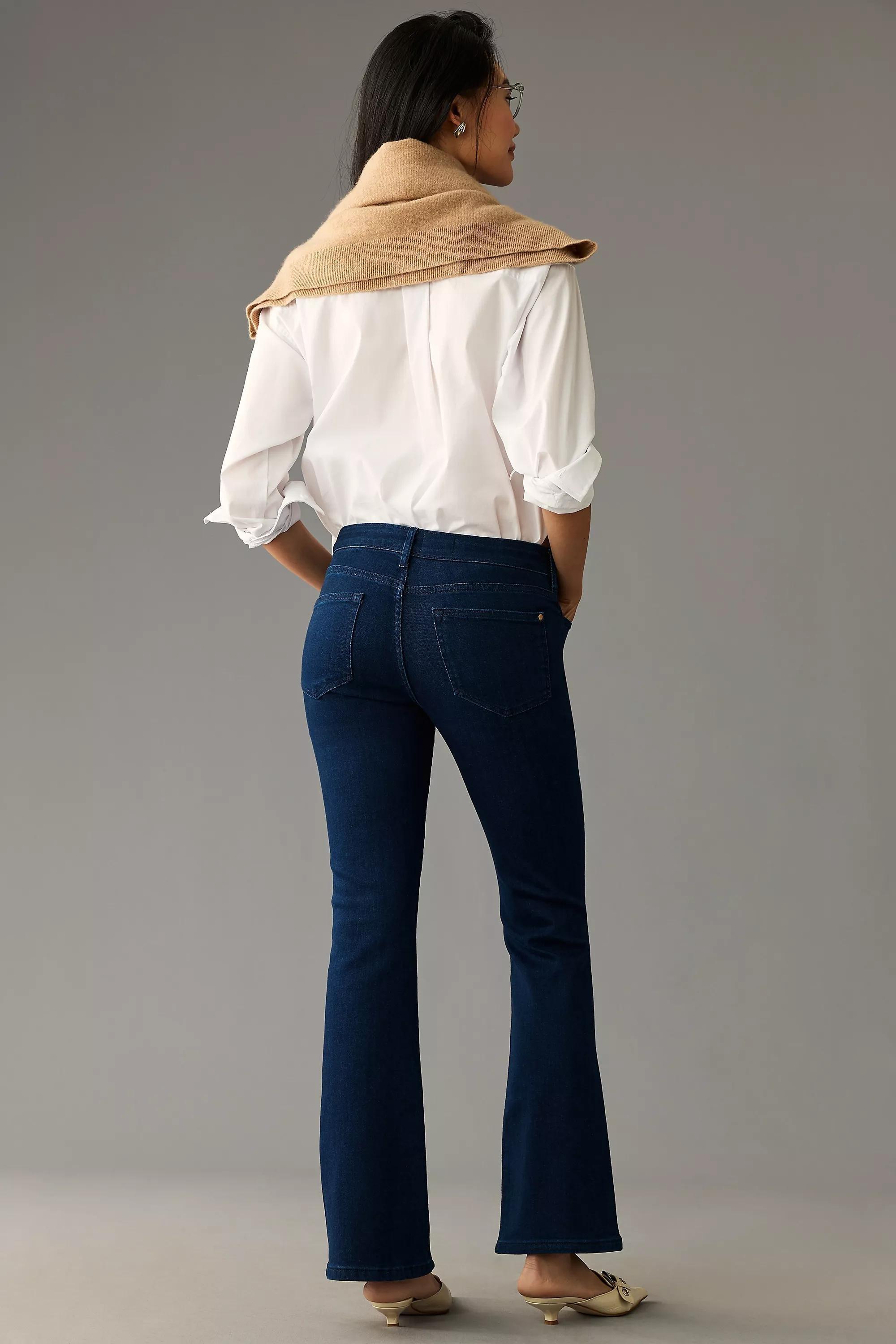 Pilcro The Icon Low-Rise Flare Jeans, Navy, , large image number 2