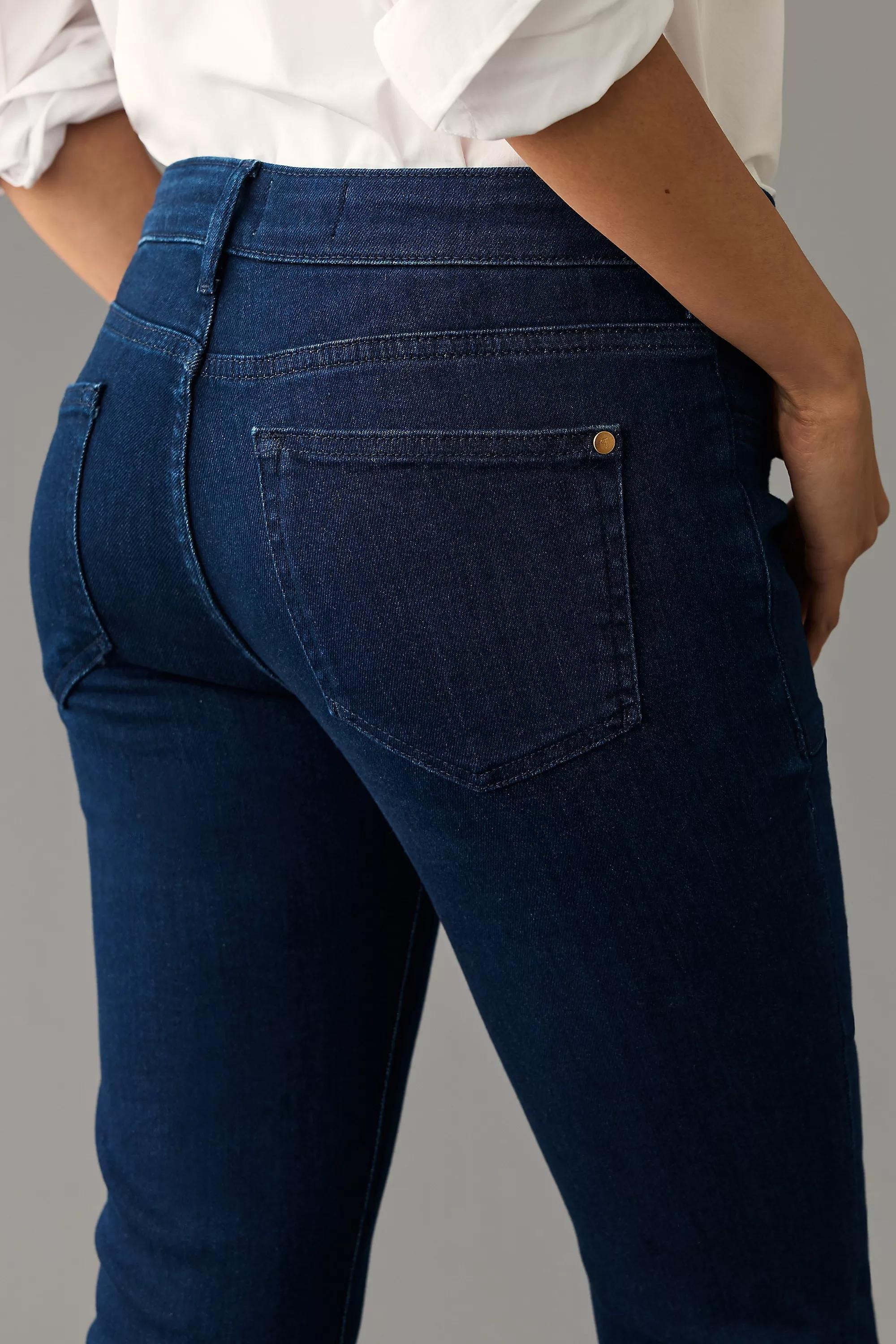 Pilcro The Icon Low-Rise Flare Jeans, Navy, , large image number 5