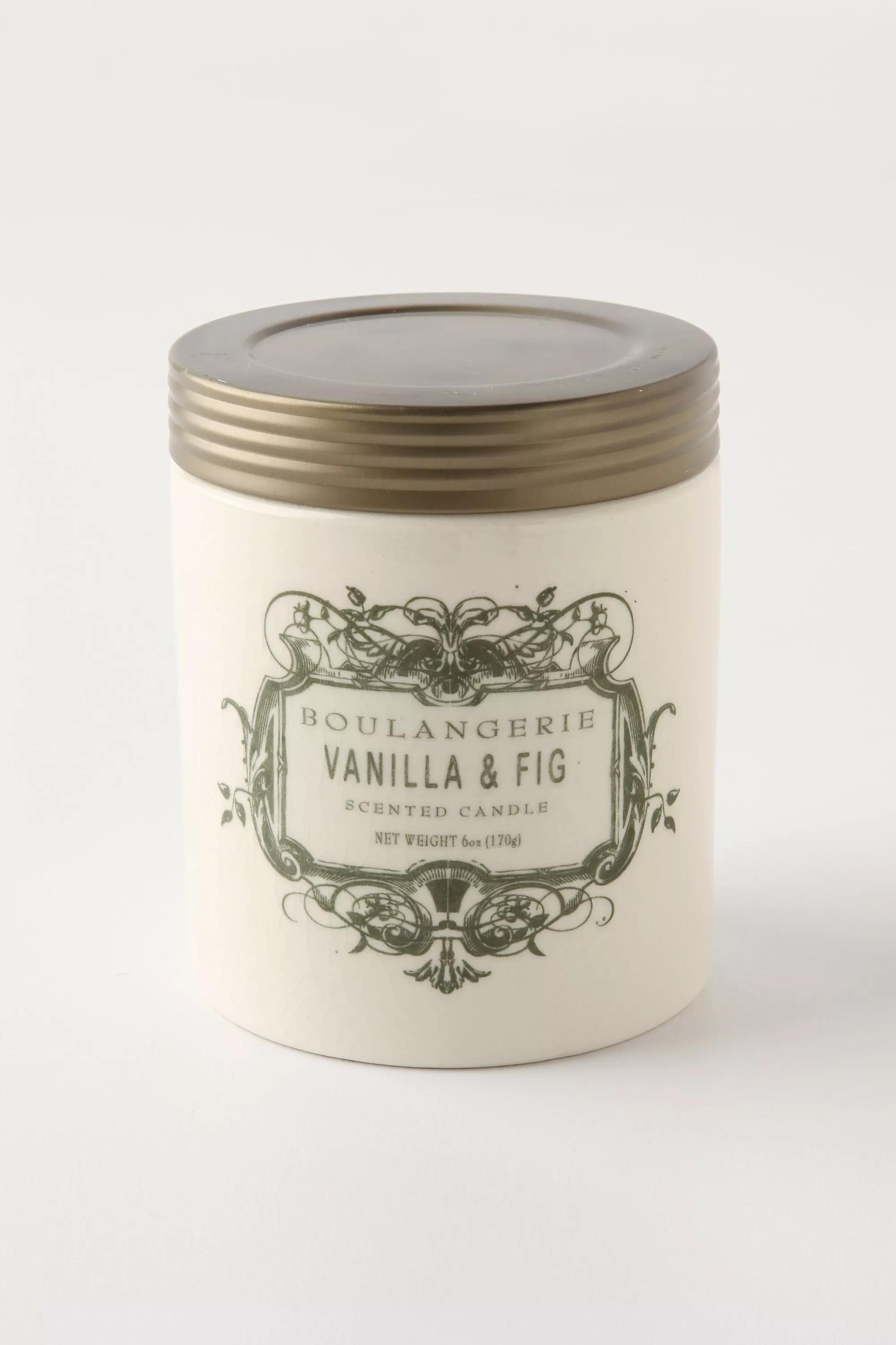 Boulangerie Vanilla & Fig Jar Candle, Green, A501_0030, large image number 0