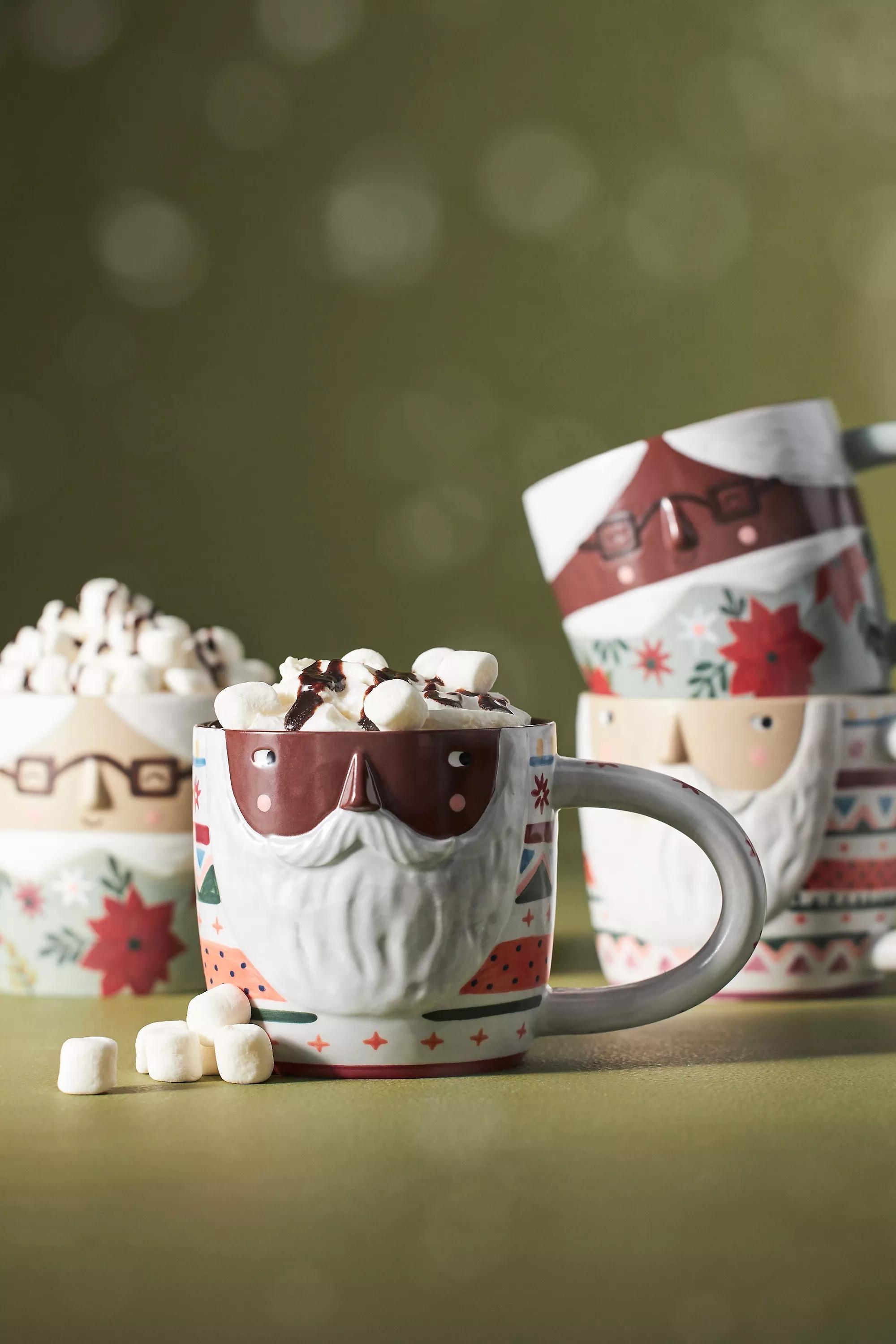 Fotini Tikkou Mrs Claus Mug, Black, , large image number 3